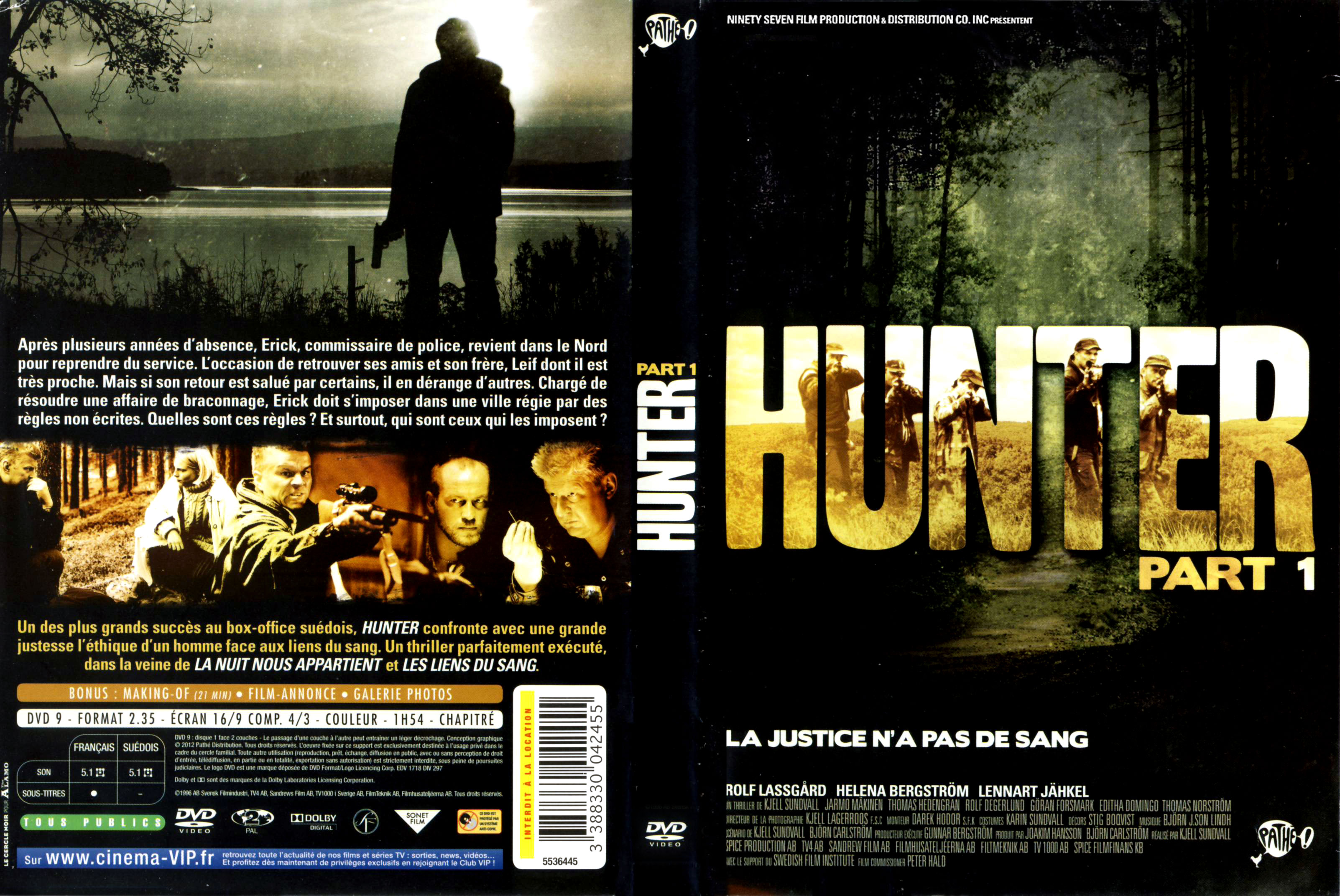 Jaquette DVD Hunter Part 1