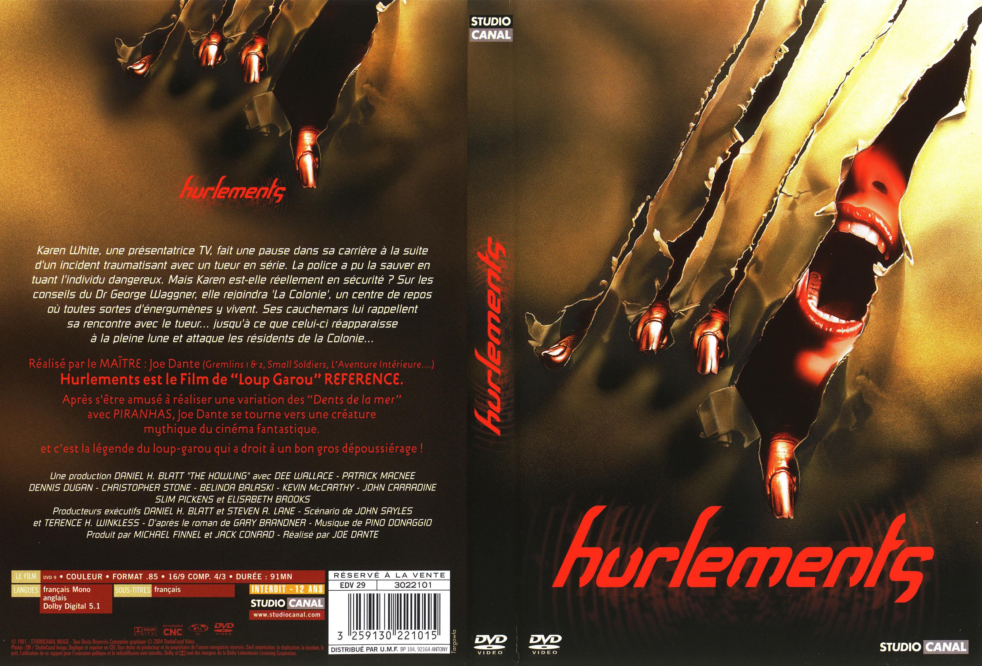 Jaquette DVD Hurlements