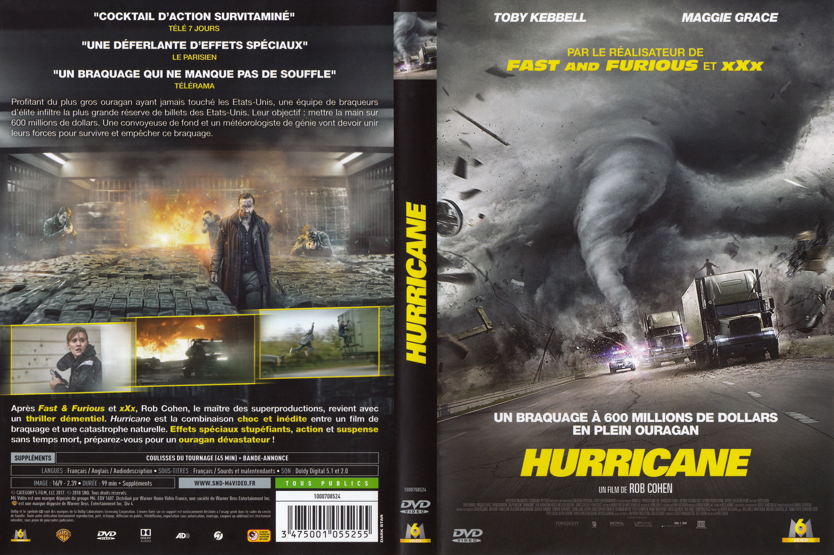 Jaquette DVD Hurricane (2018)