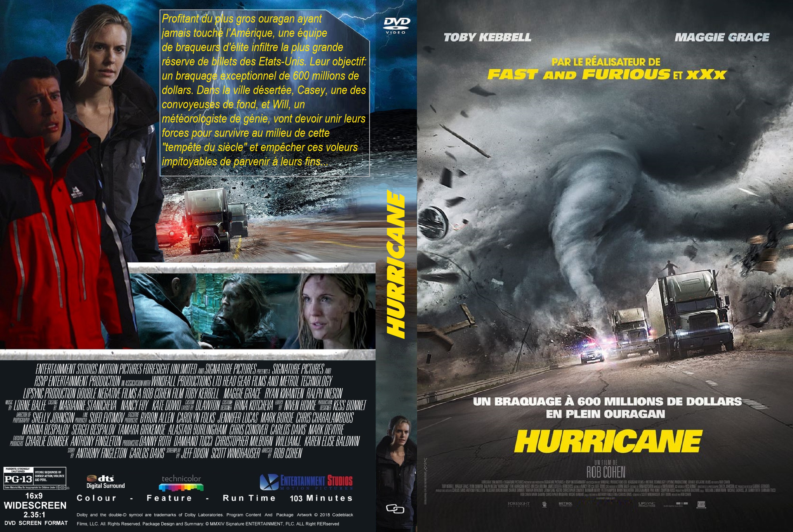 Jaquette DVD Hurricane custom