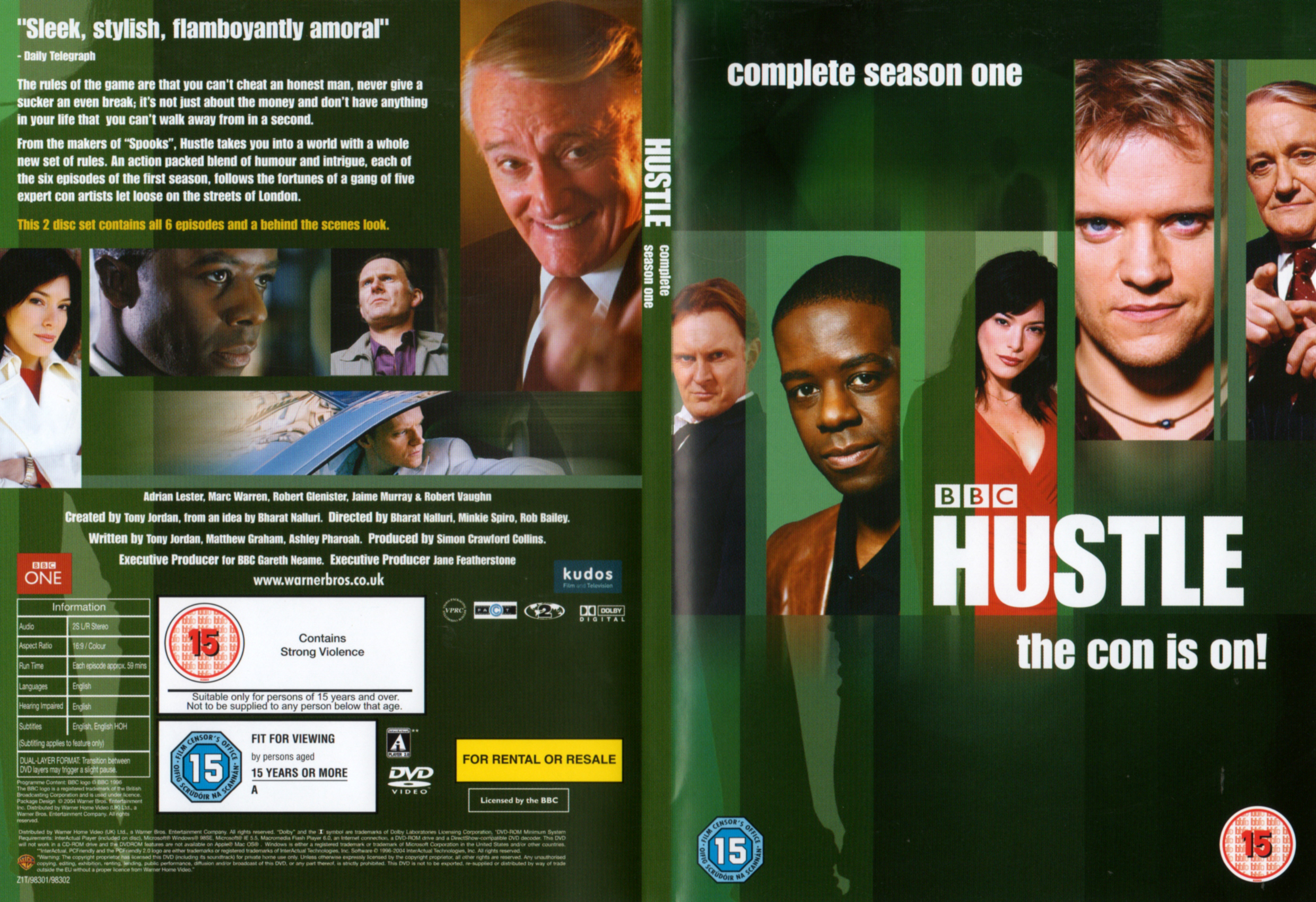 Jaquette DVD Hustle Saison 1 Zone 1