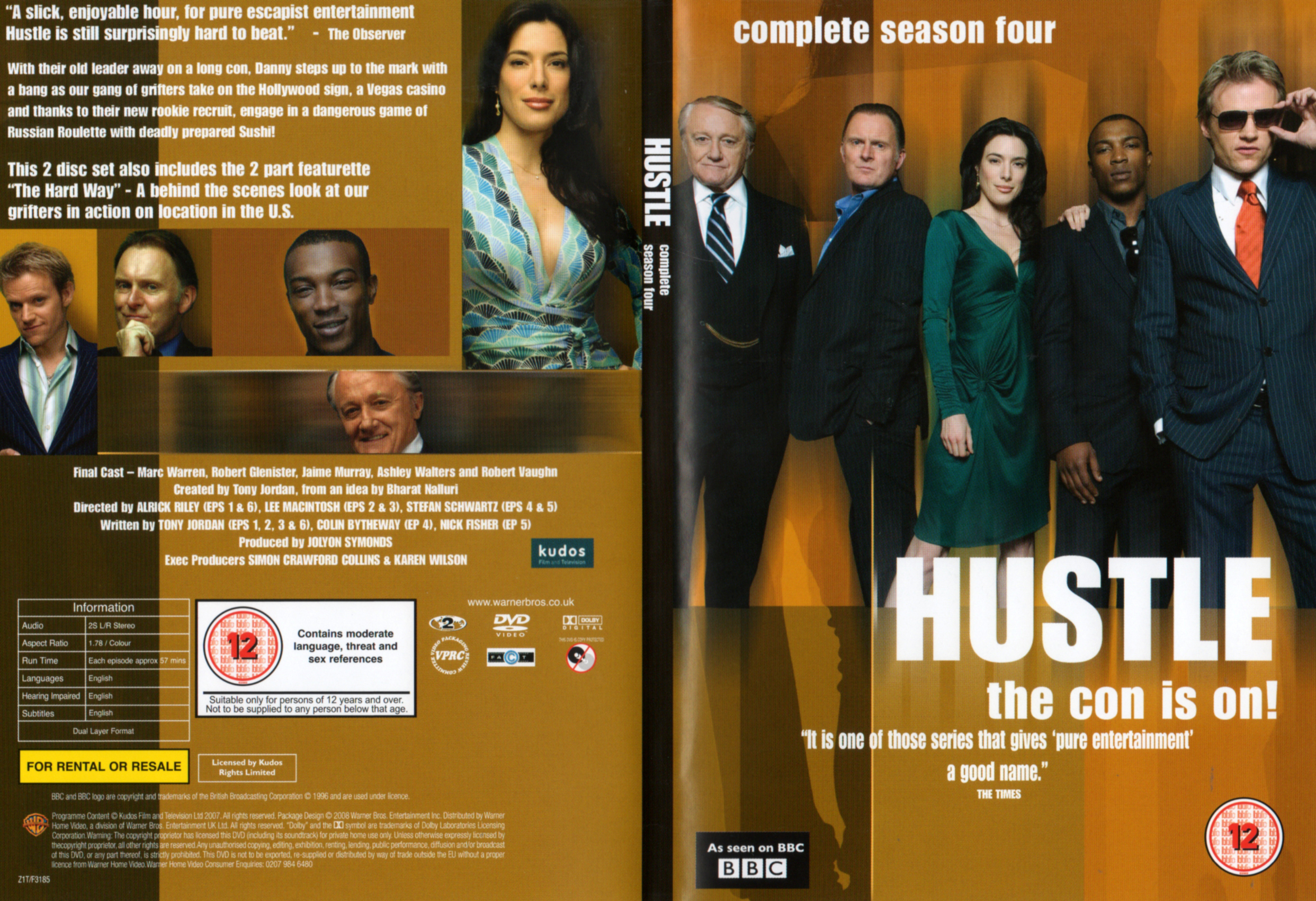 Jaquette DVD Hustle Saison 4 Zone 1