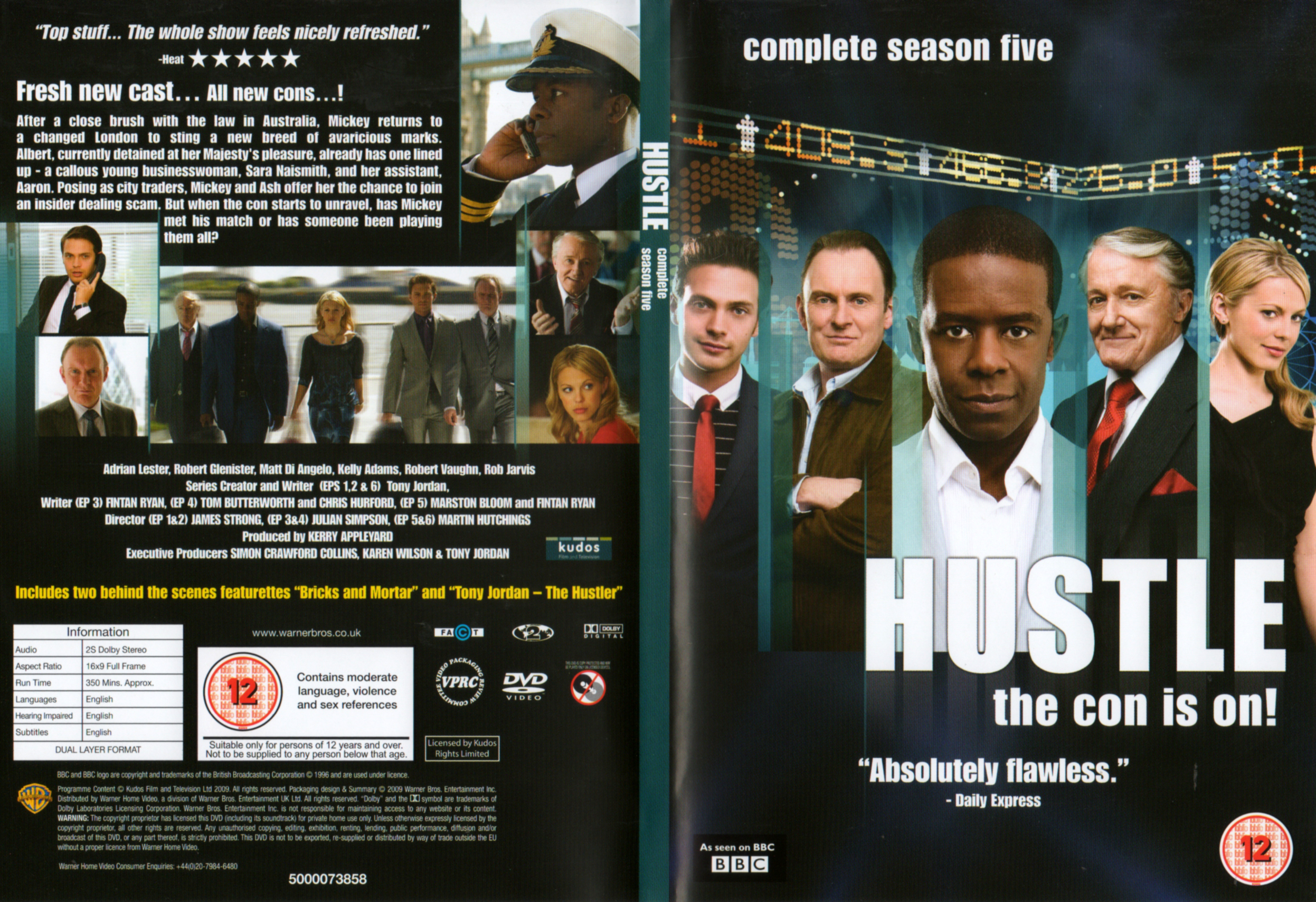 Jaquette DVD Hustle Saison 5 Zone 1