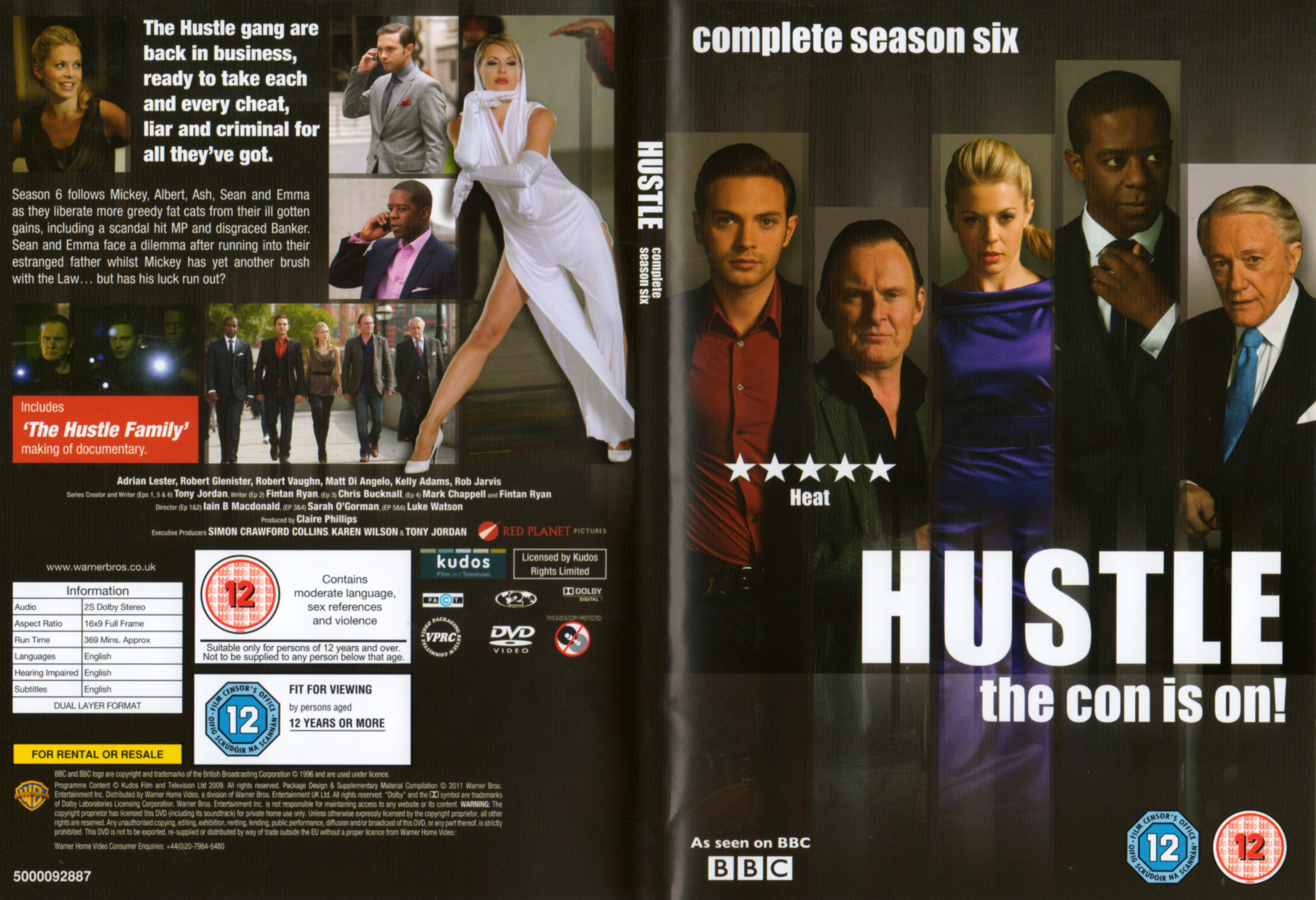 Jaquette DVD Hustle Saison 6 Zone 1