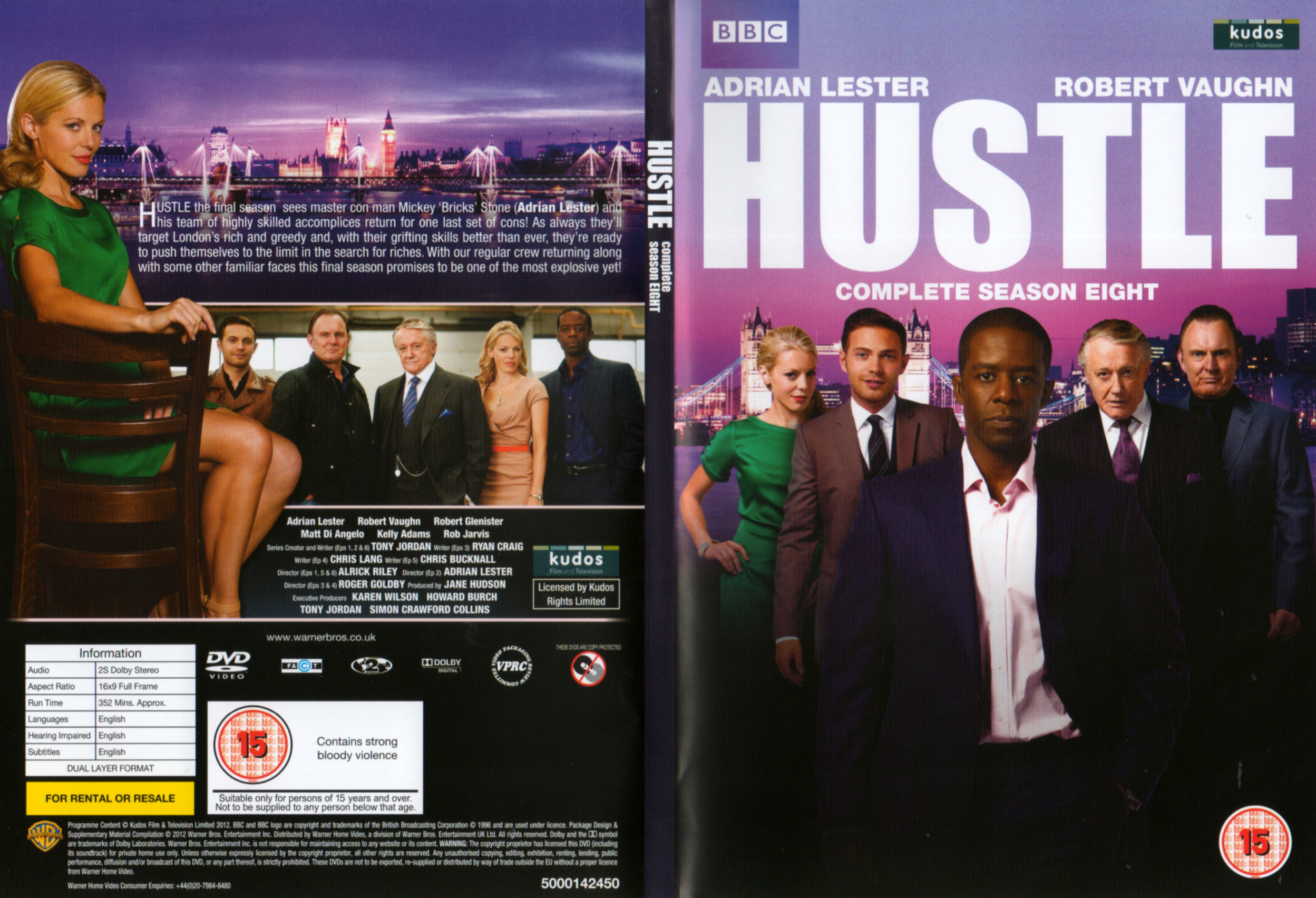 Jaquette DVD Hustle Saison 8 Zone 1