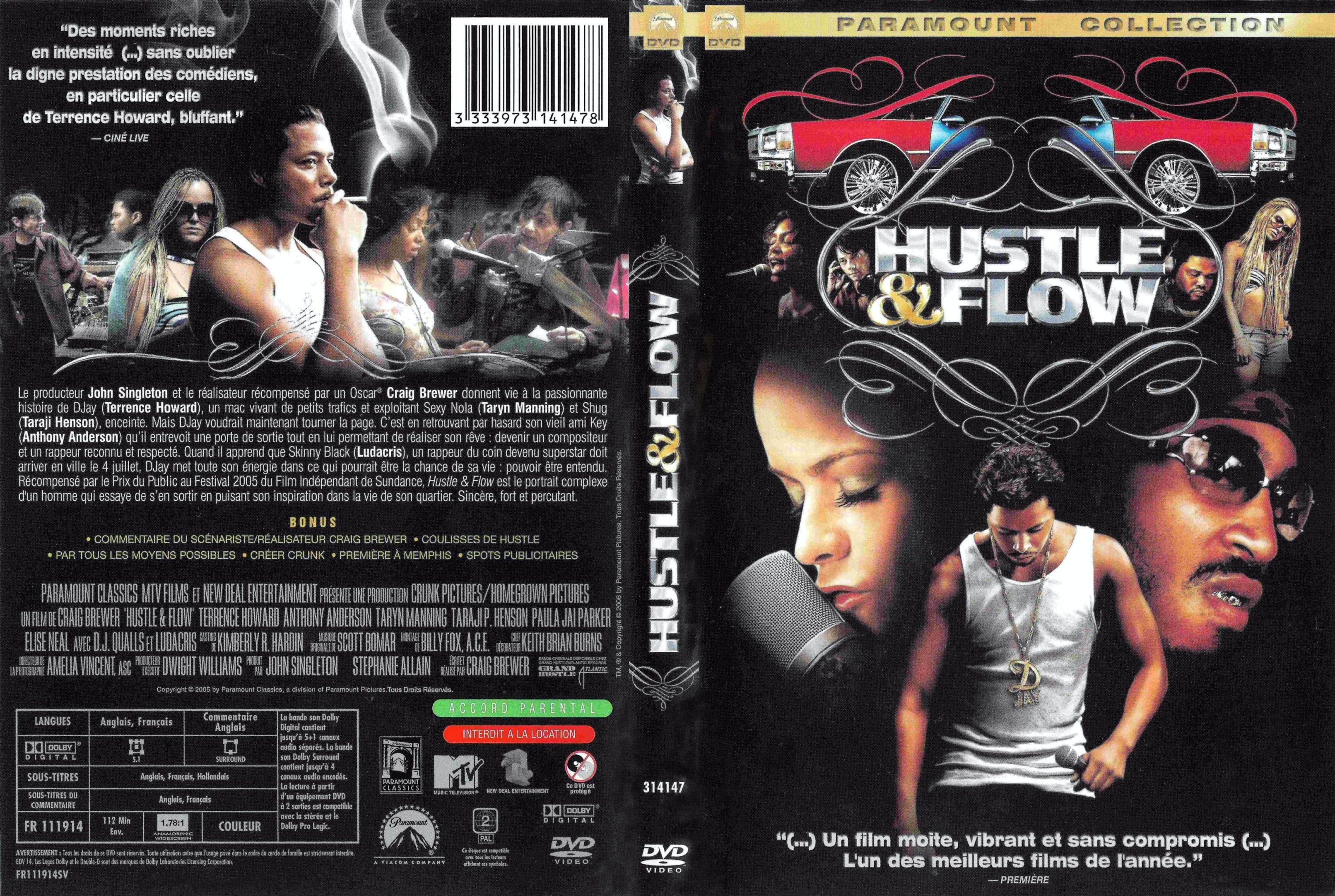 Jaquette DVD Hustle and Flow