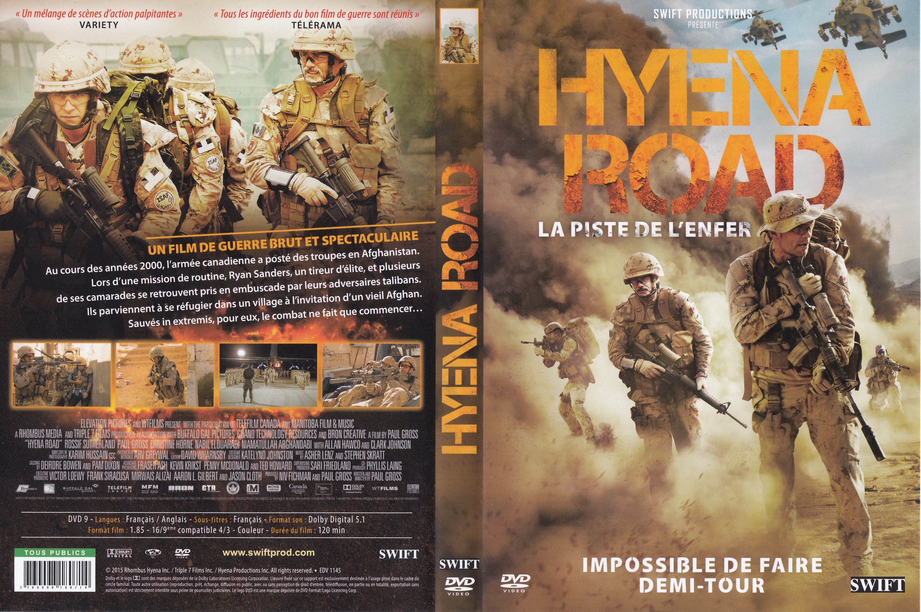 Jaquette DVD Hyena Road