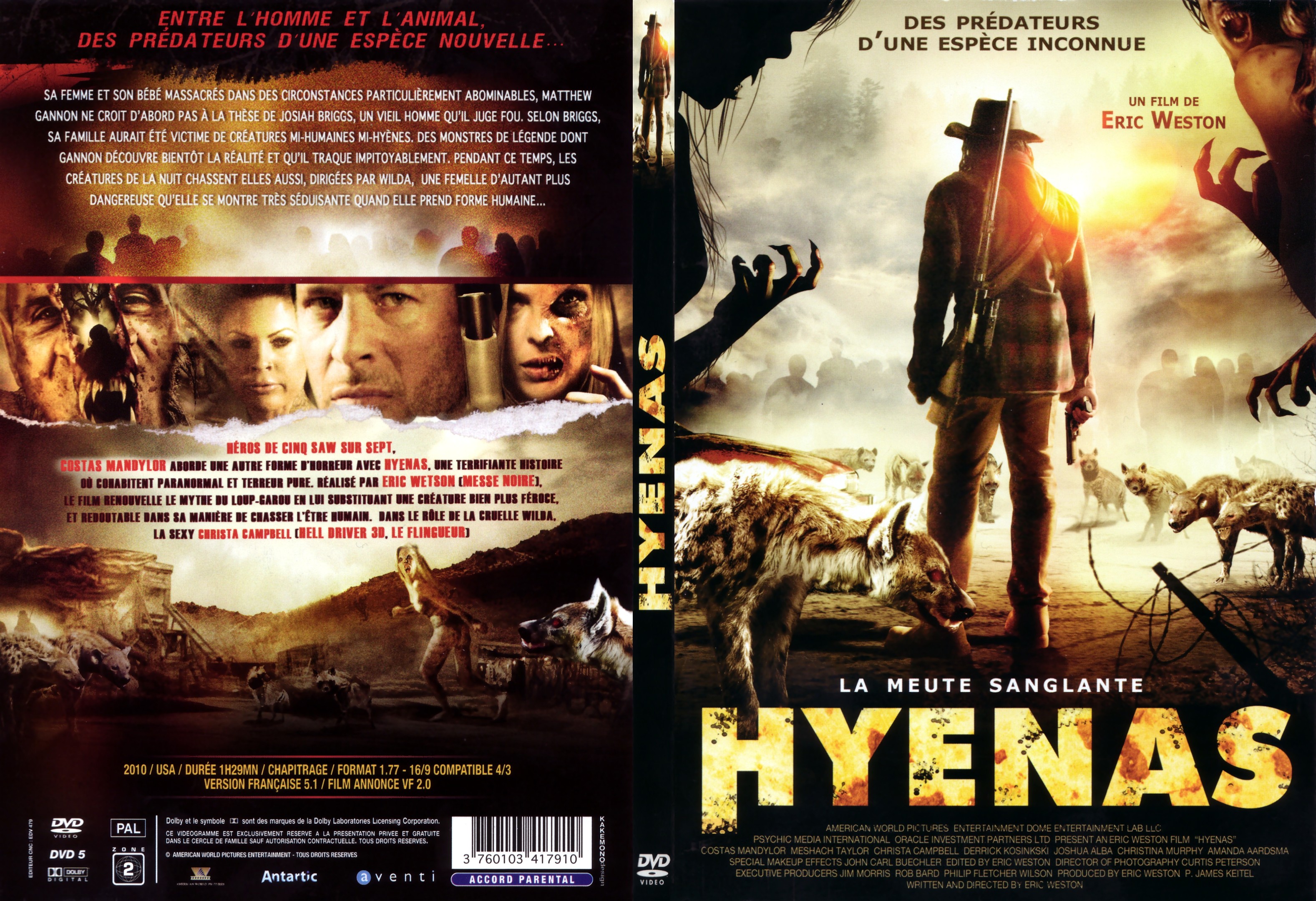 Jaquette DVD Hyenas - SLIM