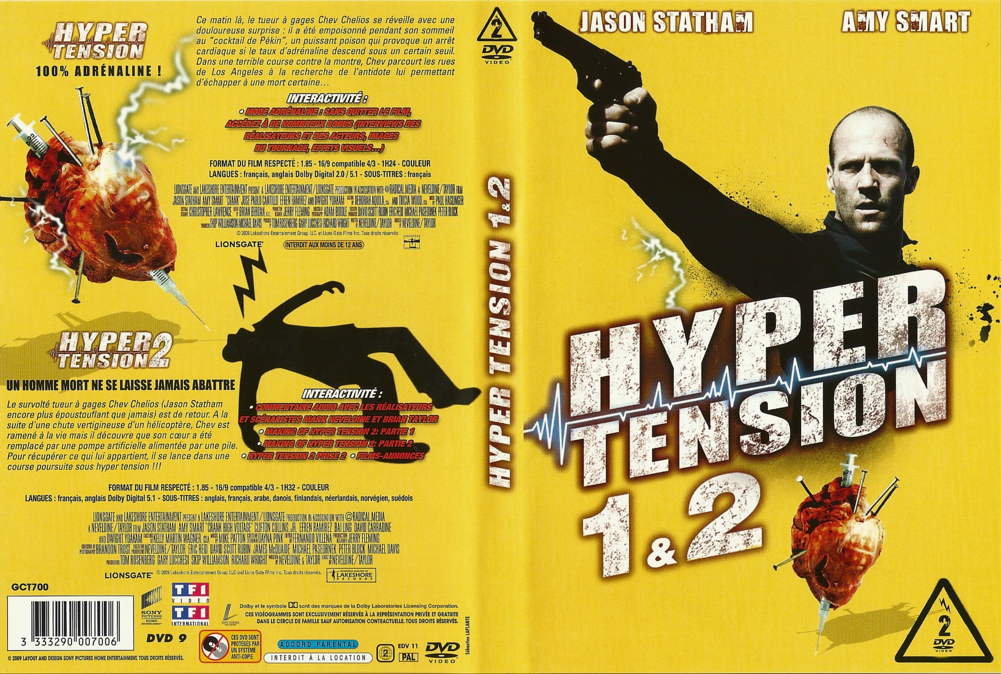Jaquette DVD Hyper tension 1 & 2