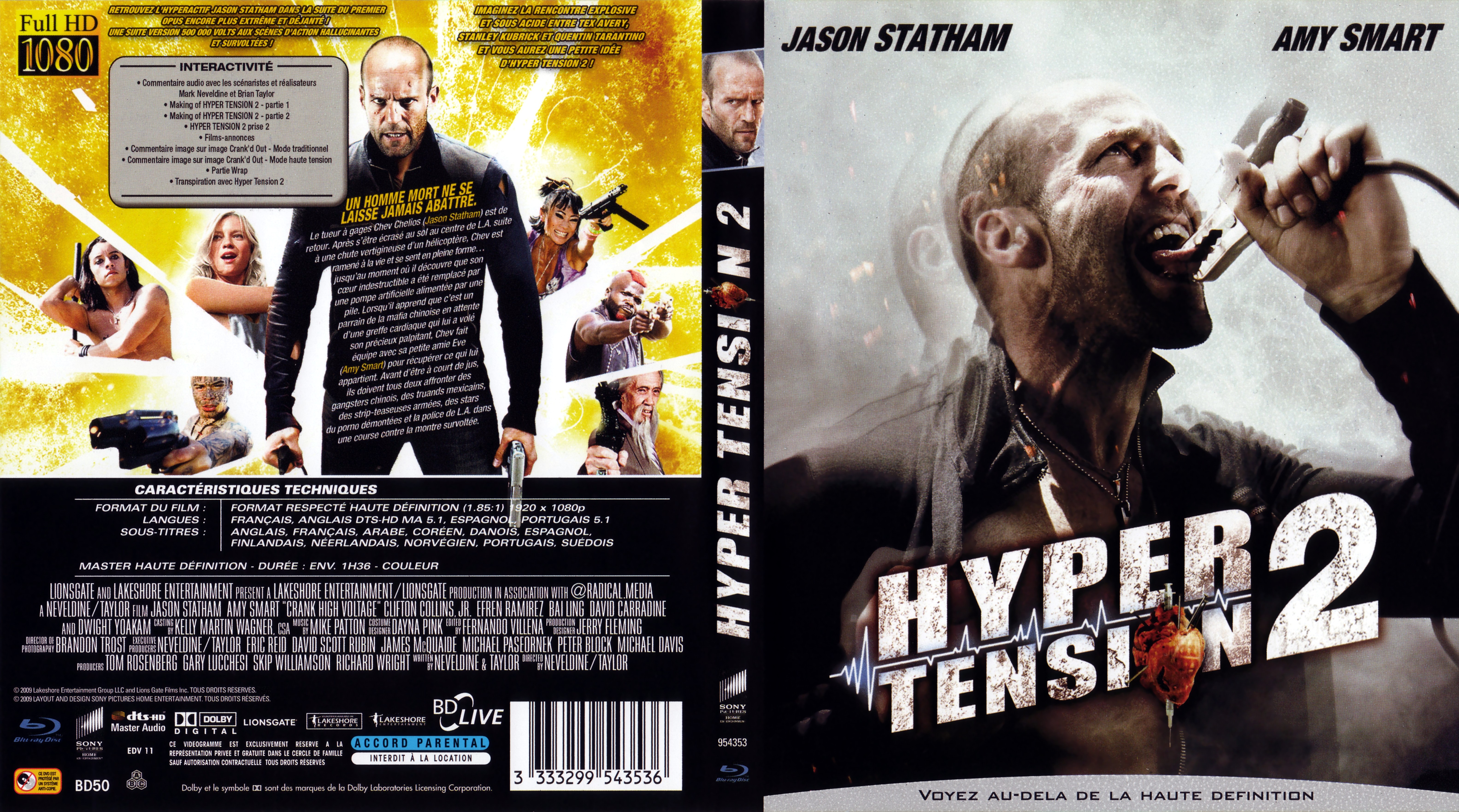 Jaquette DVD Hyper tension 2 (BLU-RAY)
