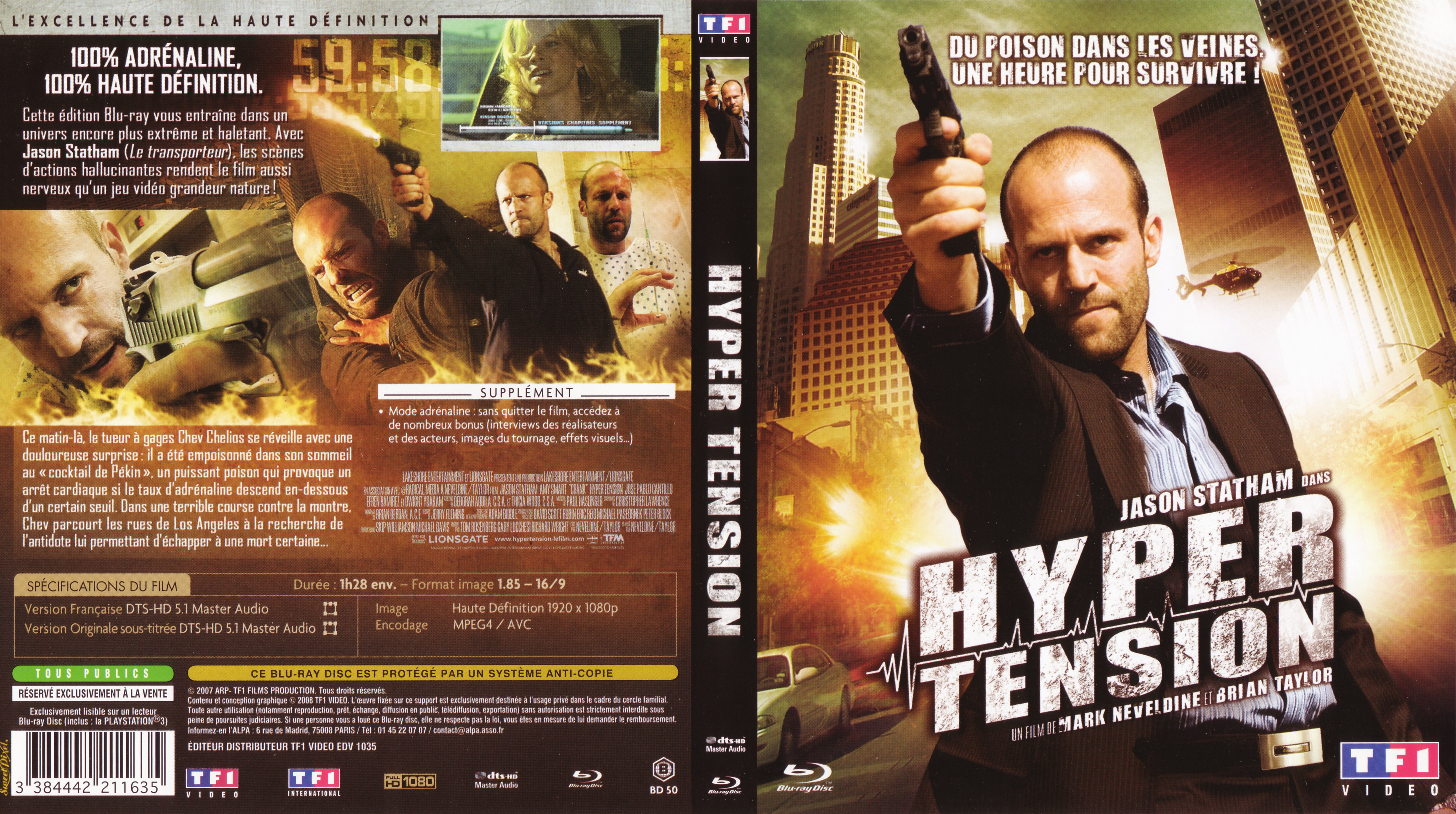 Jaquette DVD Hyper tension (BLU-RAY)