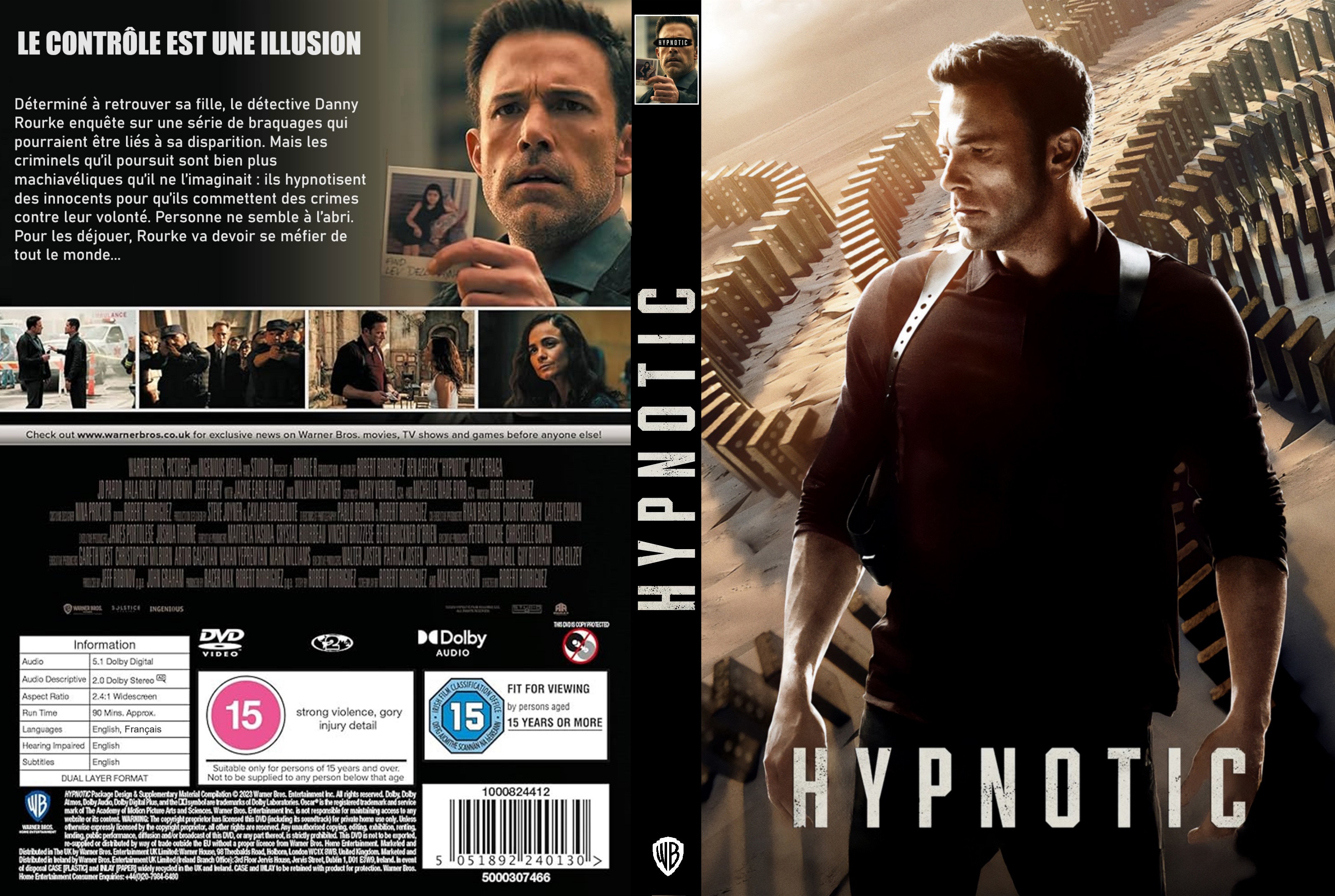 Jaquette DVD Hypnotic custom