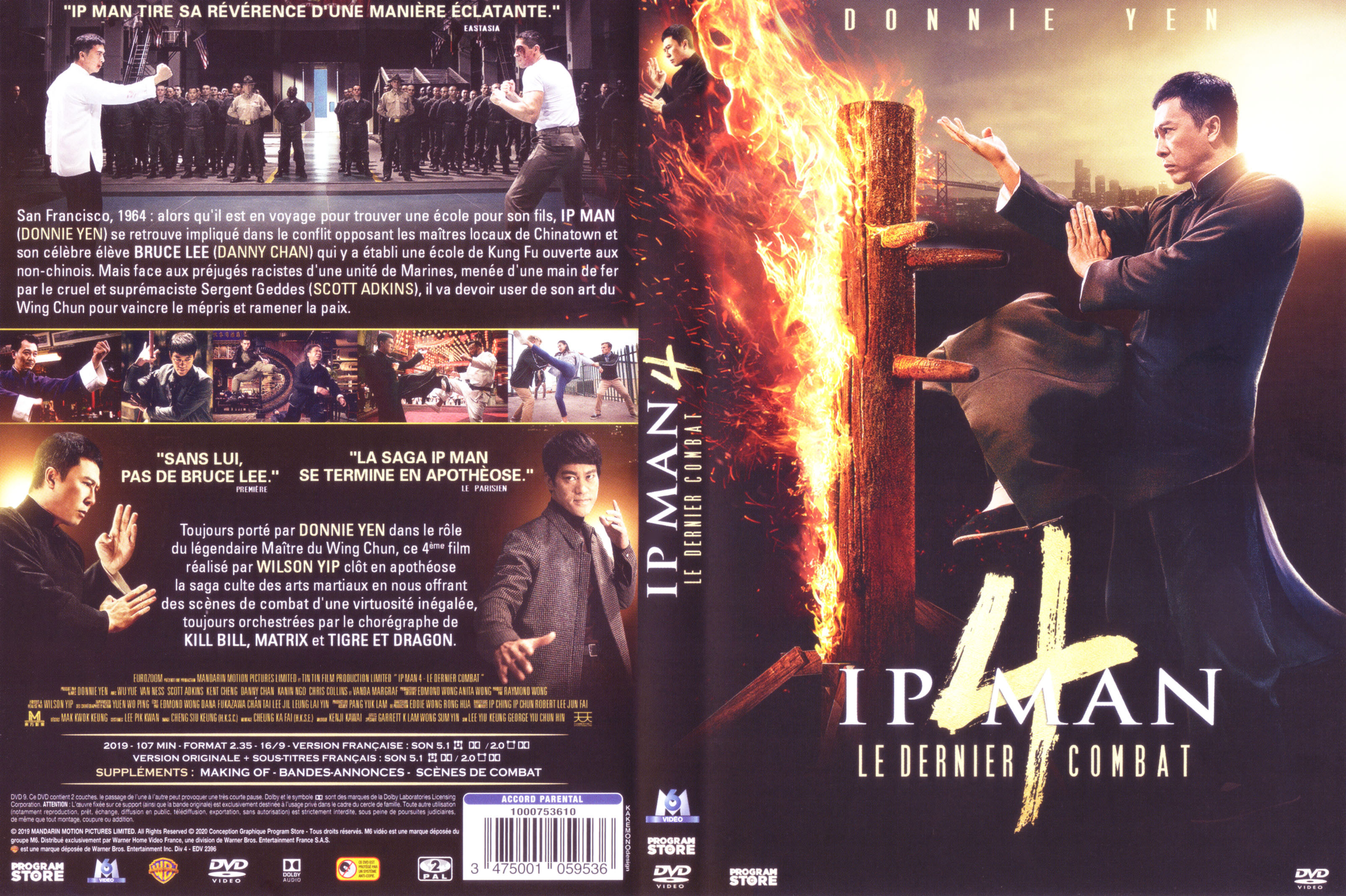 Jaquette DVD IP Man 4 Le dernier combat