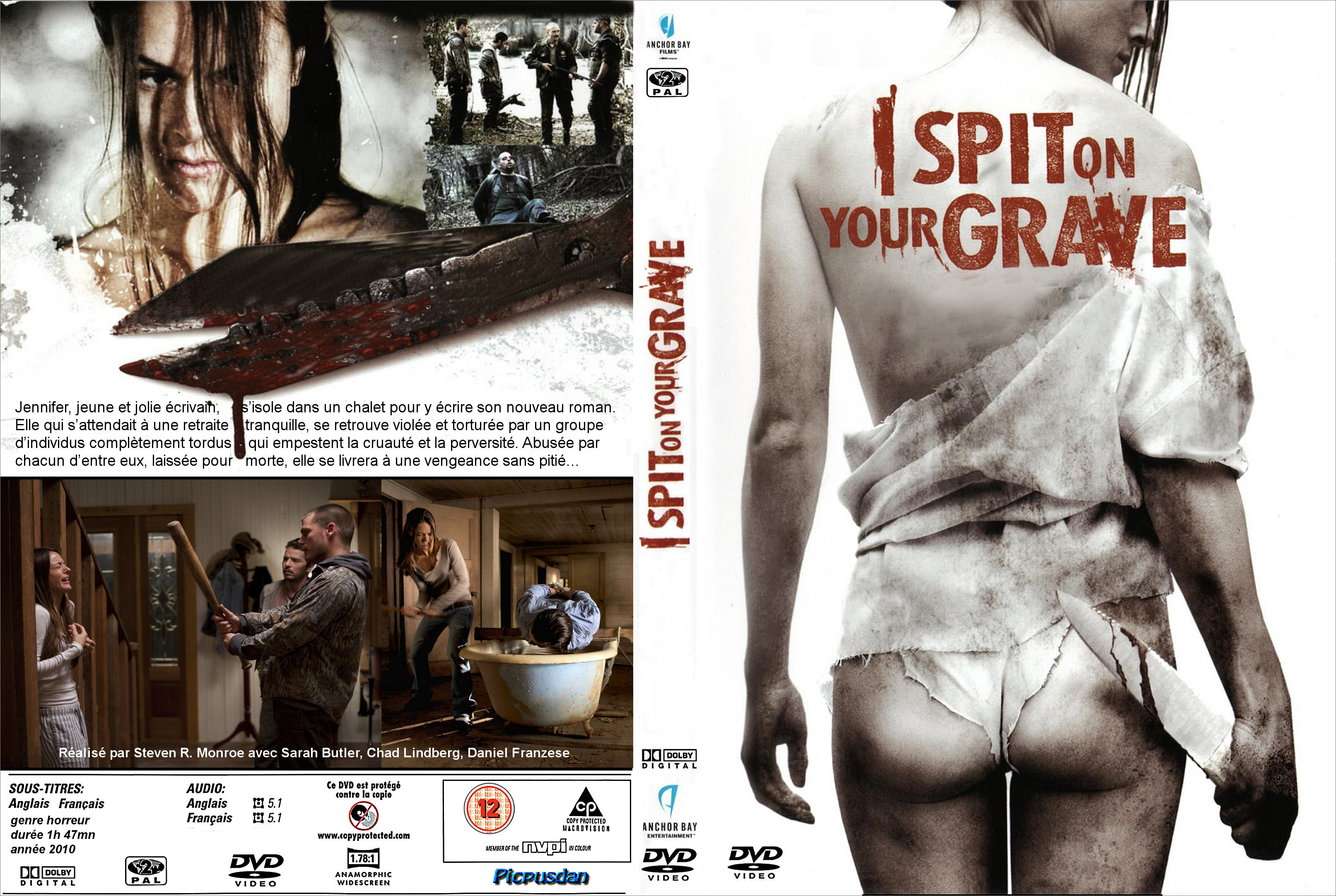 Jaquette DVD I Spit On Your Grave custom