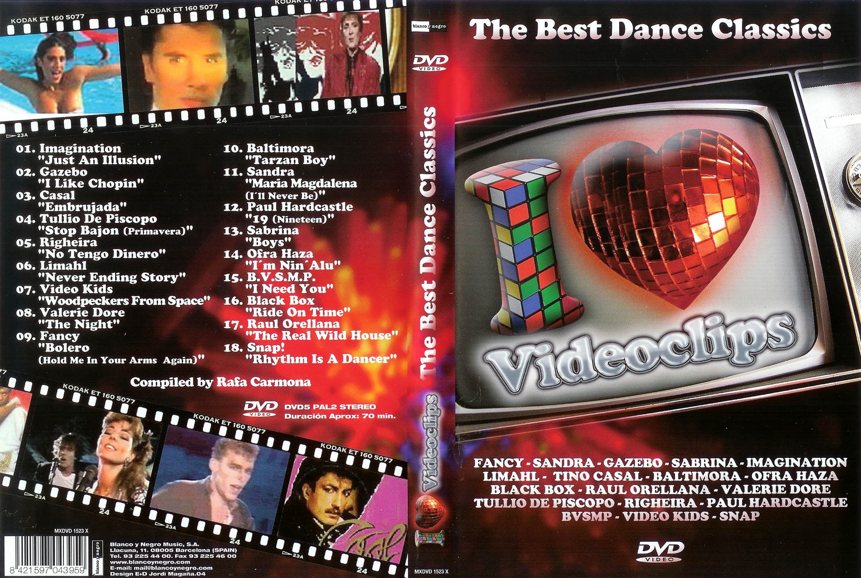 Jaquette DVD I love videoclips