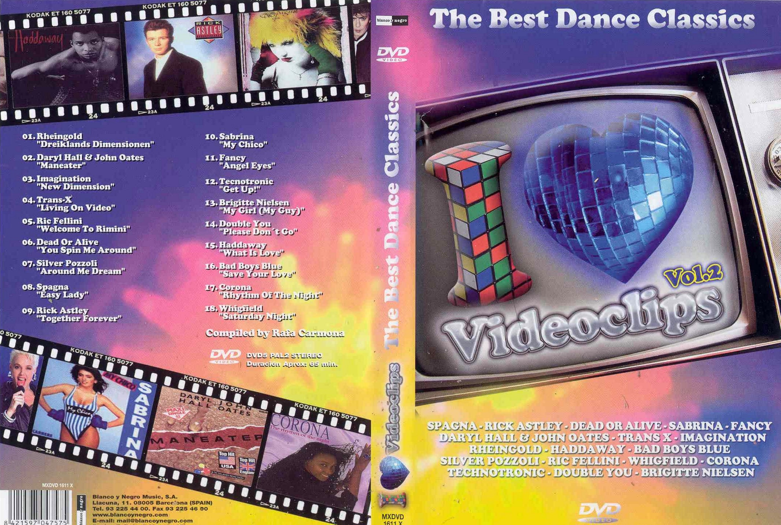 Jaquette DVD I love videoclips vol 2
