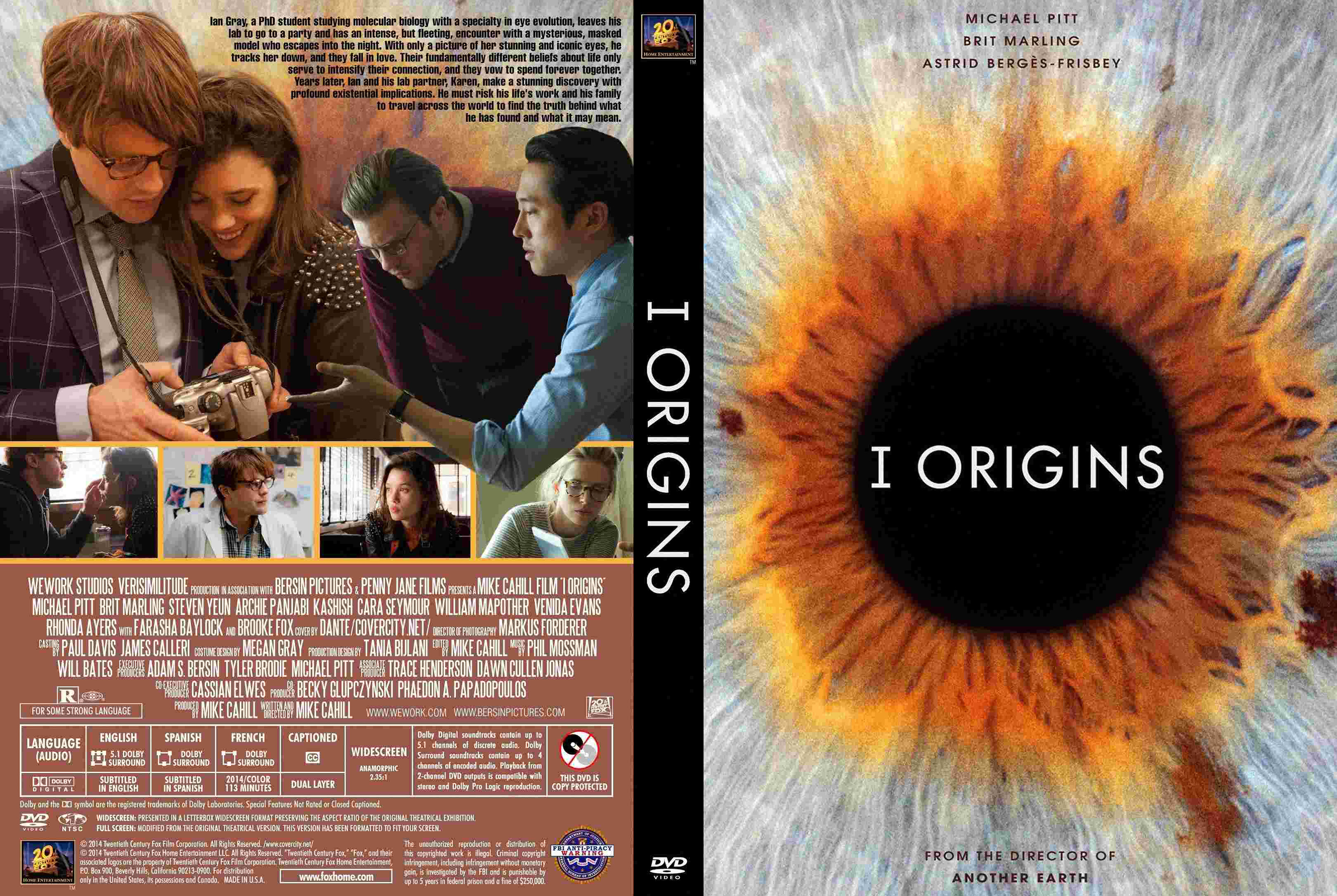 Jaquette DVD I origins custom