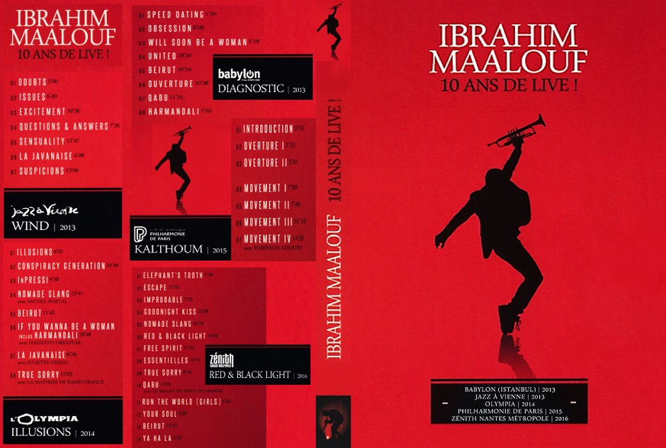 Jaquette DVD Ibrahim Maalouf - 10 Ans de Live