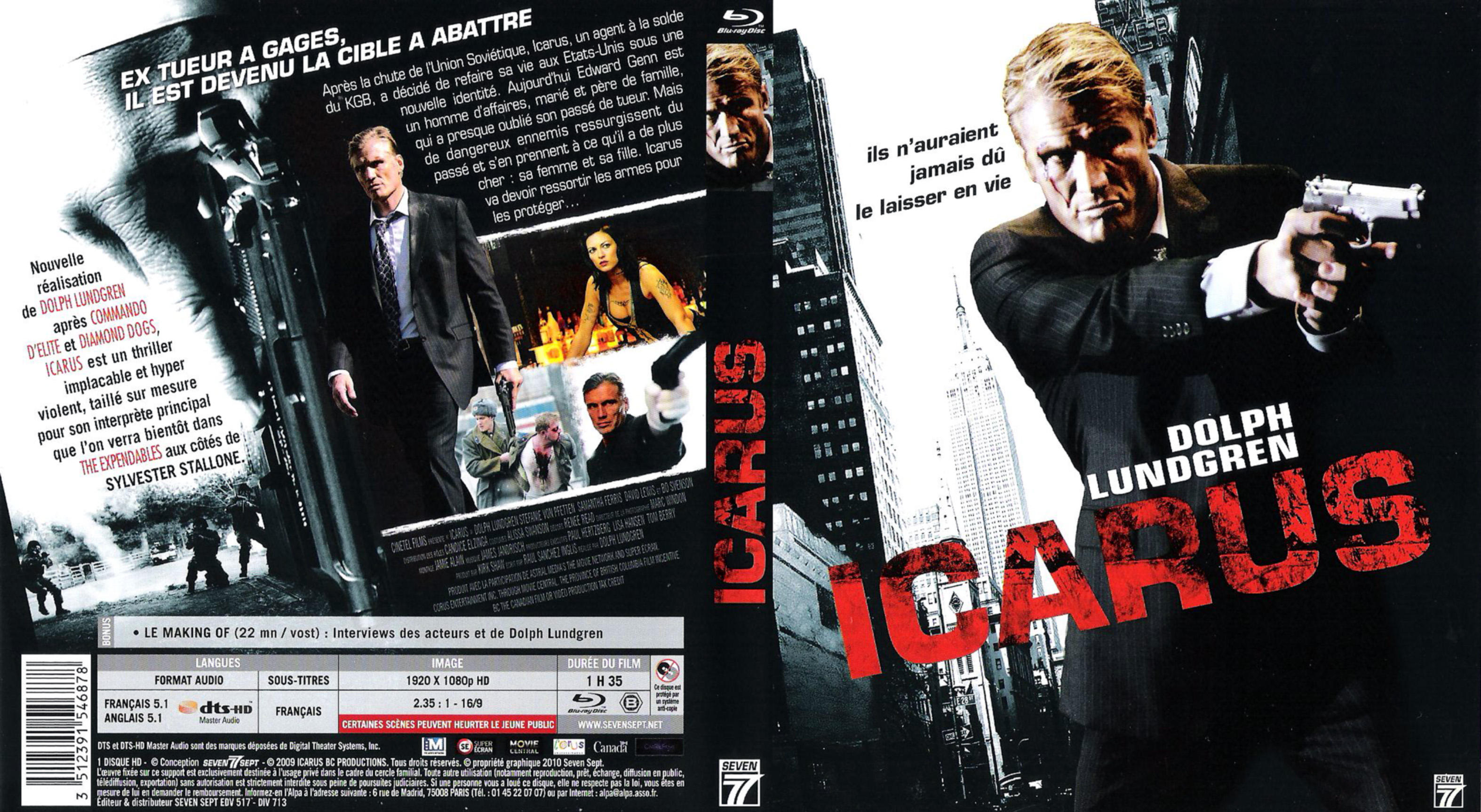 Jaquette DVD Icarus (BLU-RAY)