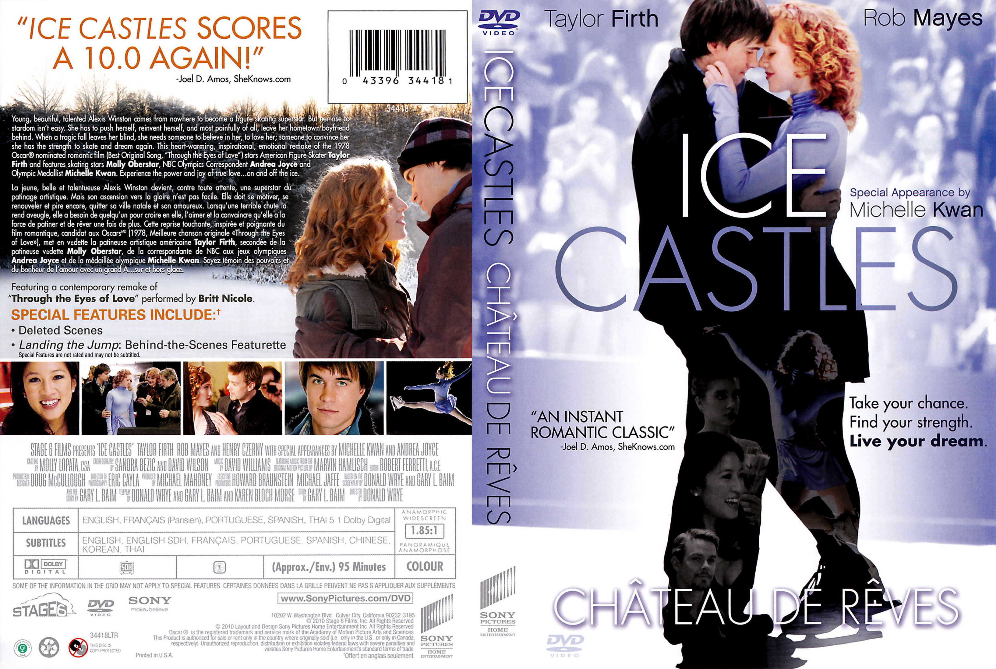 Jaquette DVD Ice castles - Chateau de reves (Canadienne)