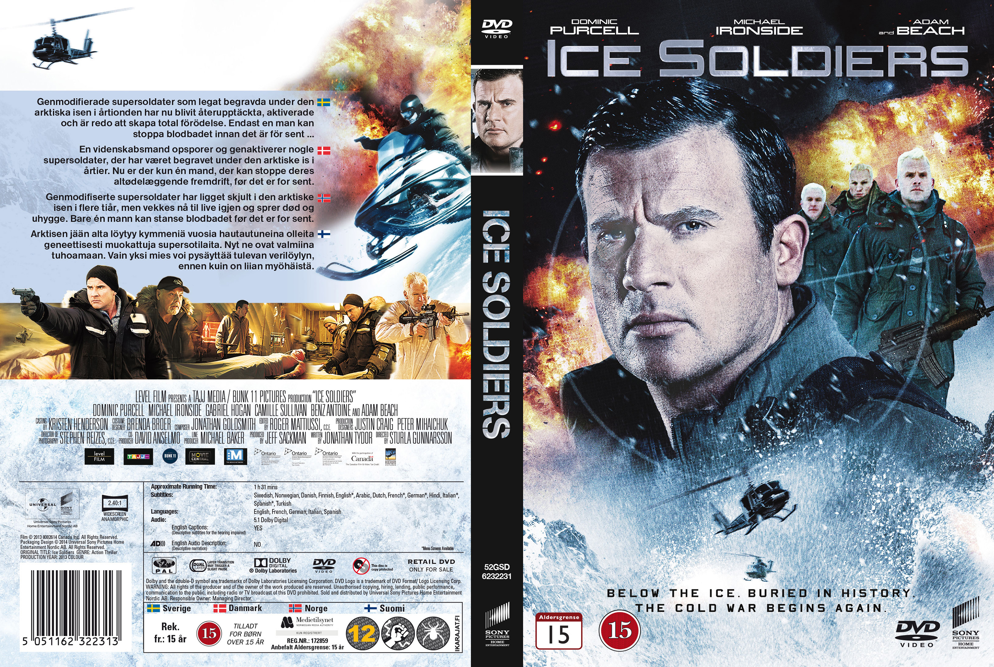 Jaquette DVD Ice soldiers custom