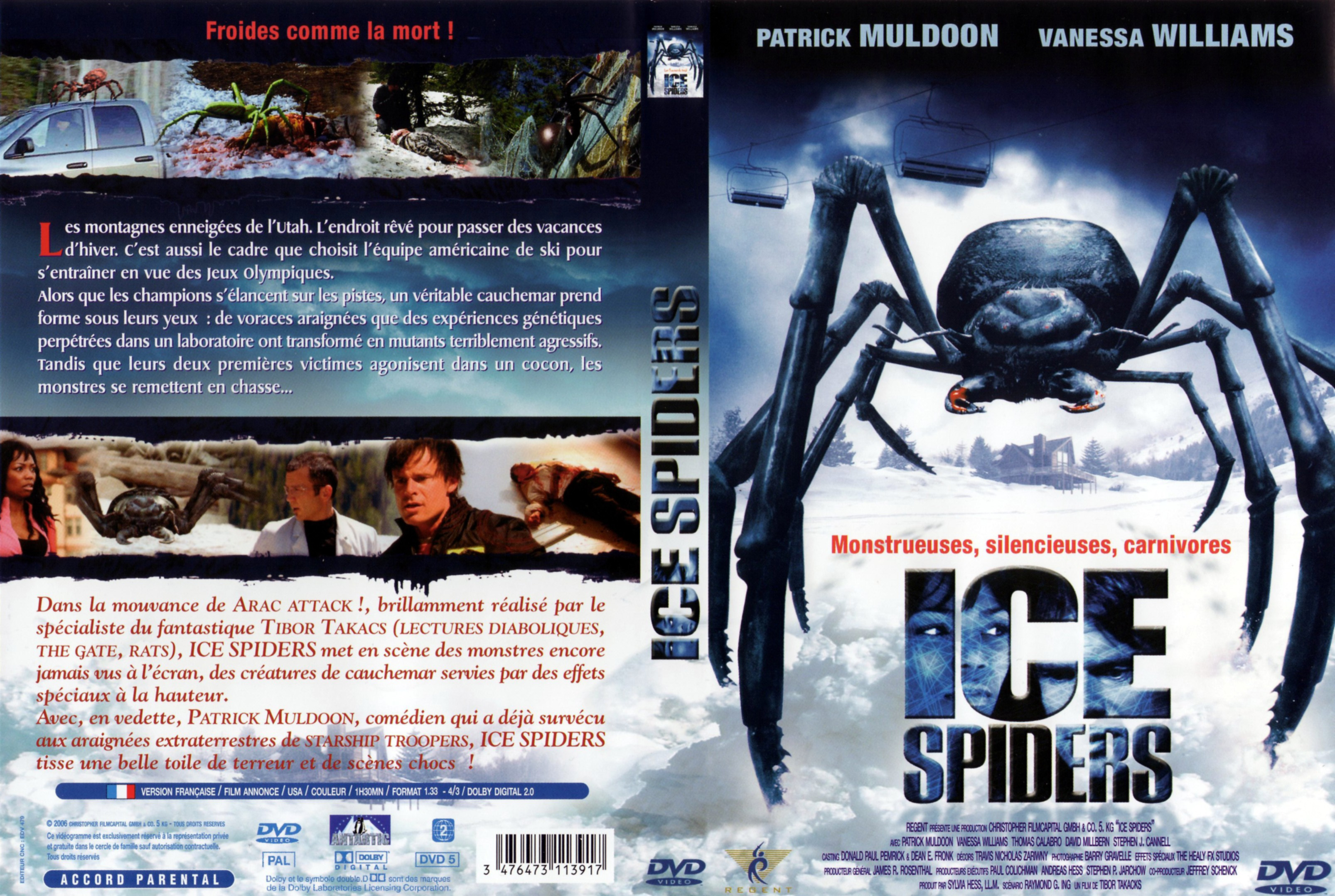 Jaquette DVD Ice spiders