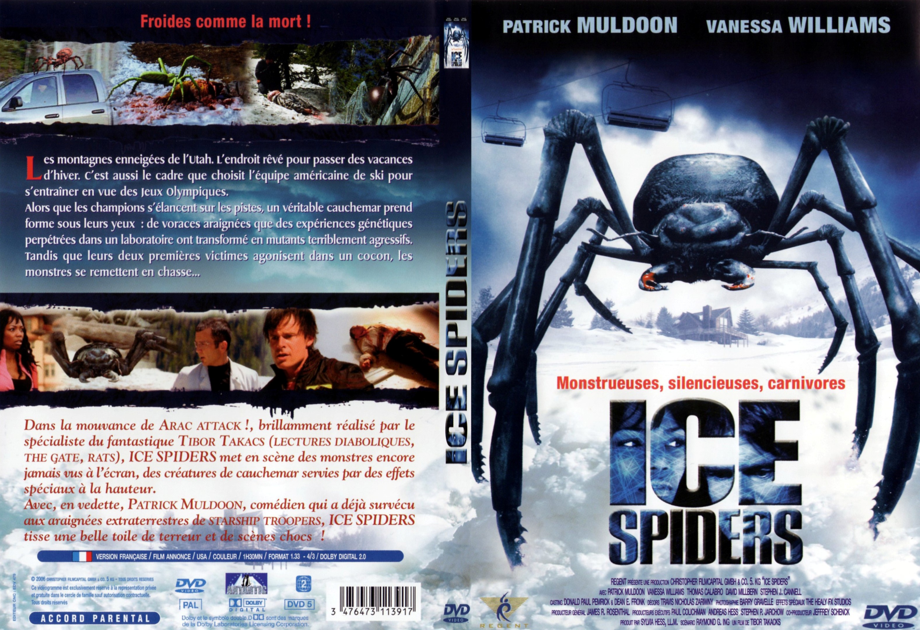 Jaquette DVD Ice spiders - SLIM