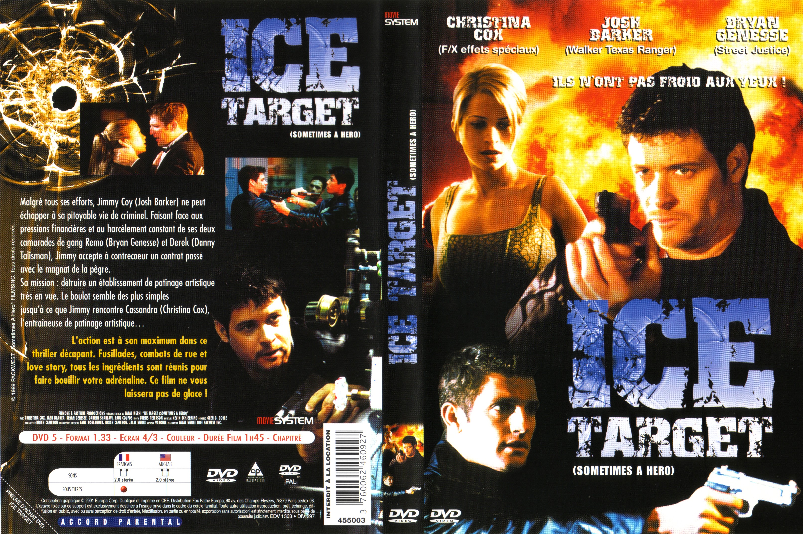Jaquette DVD Ice target