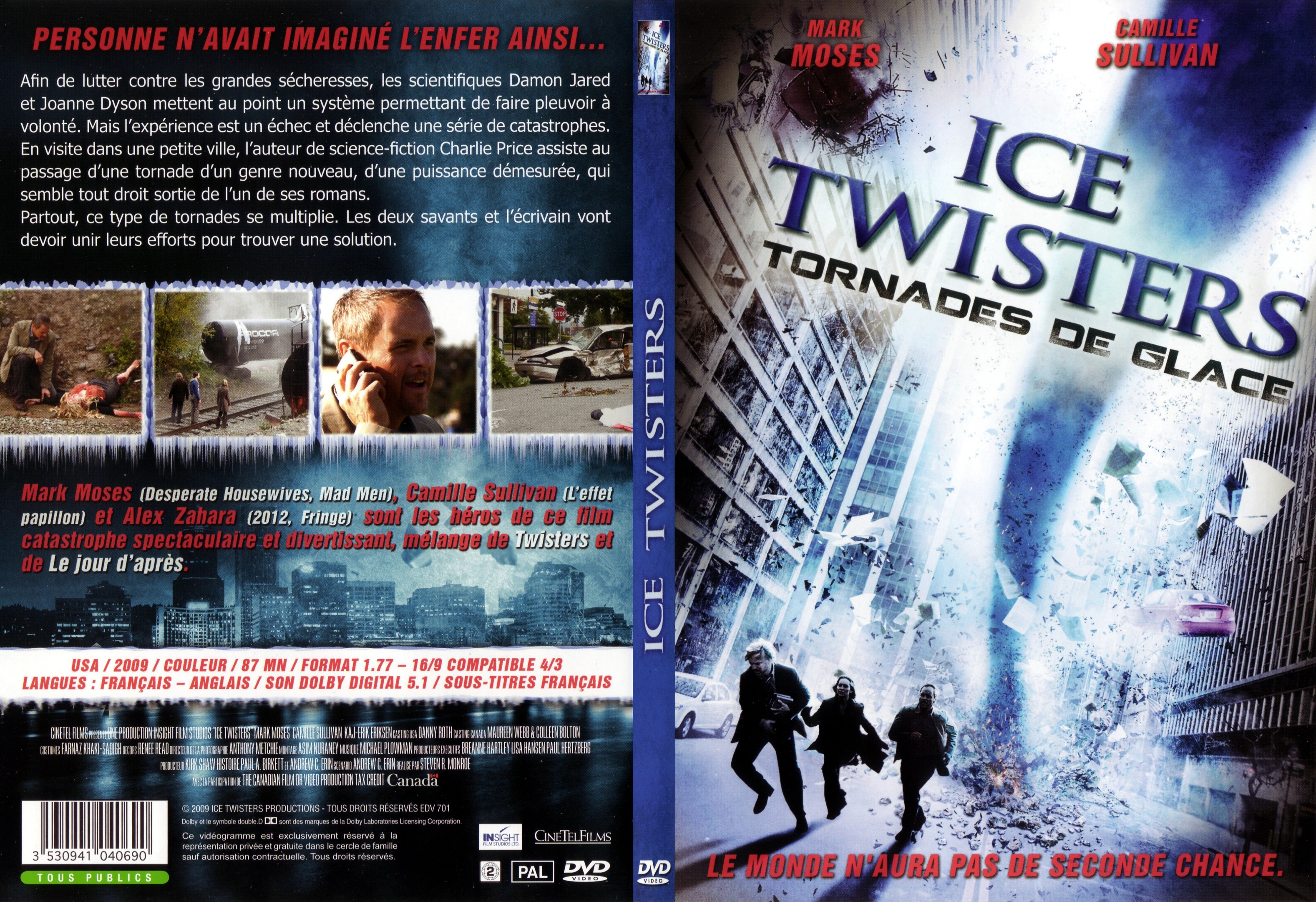 Jaquette DVD Ice twisters - SLIM