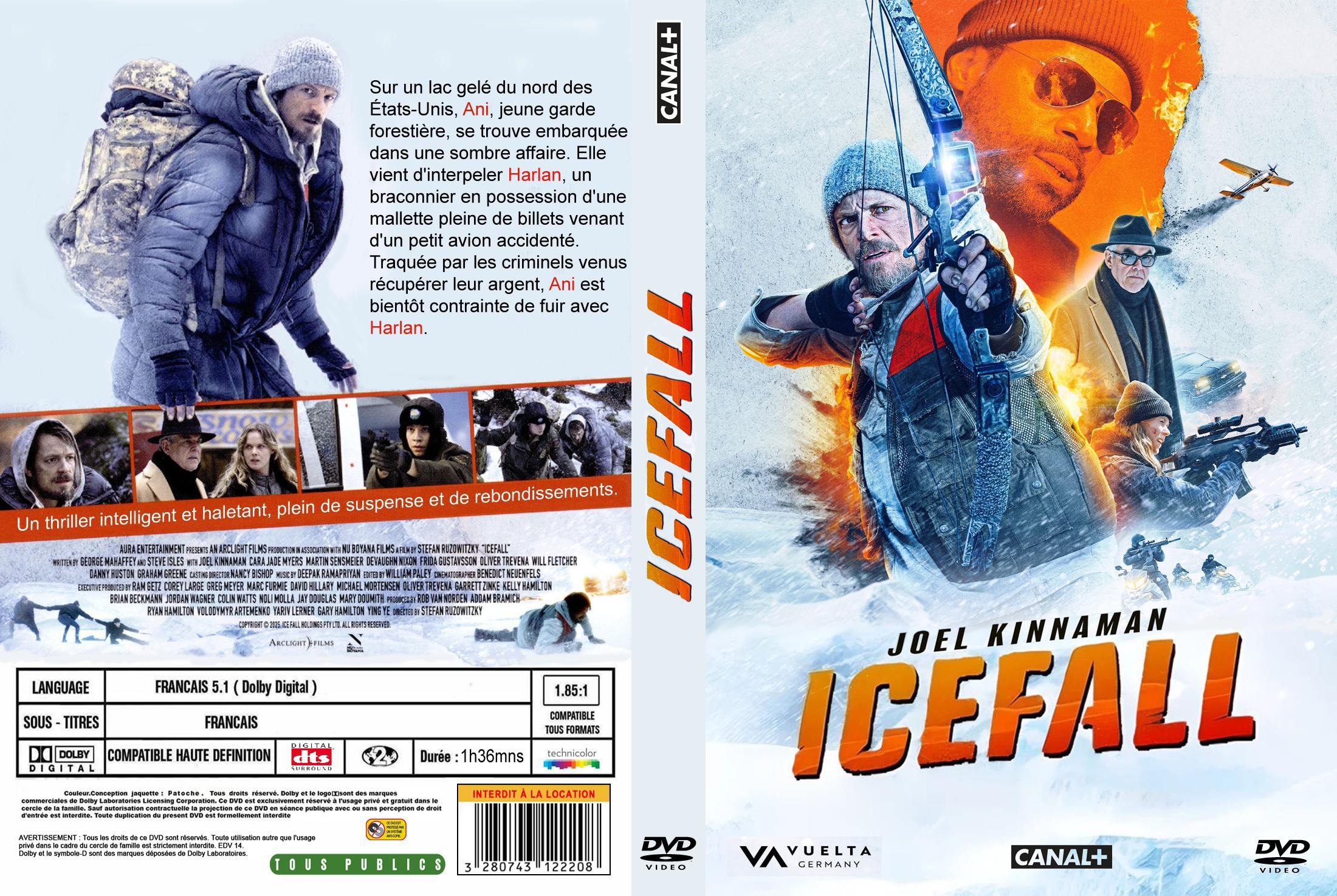 Jaquette DVD Icefall custom