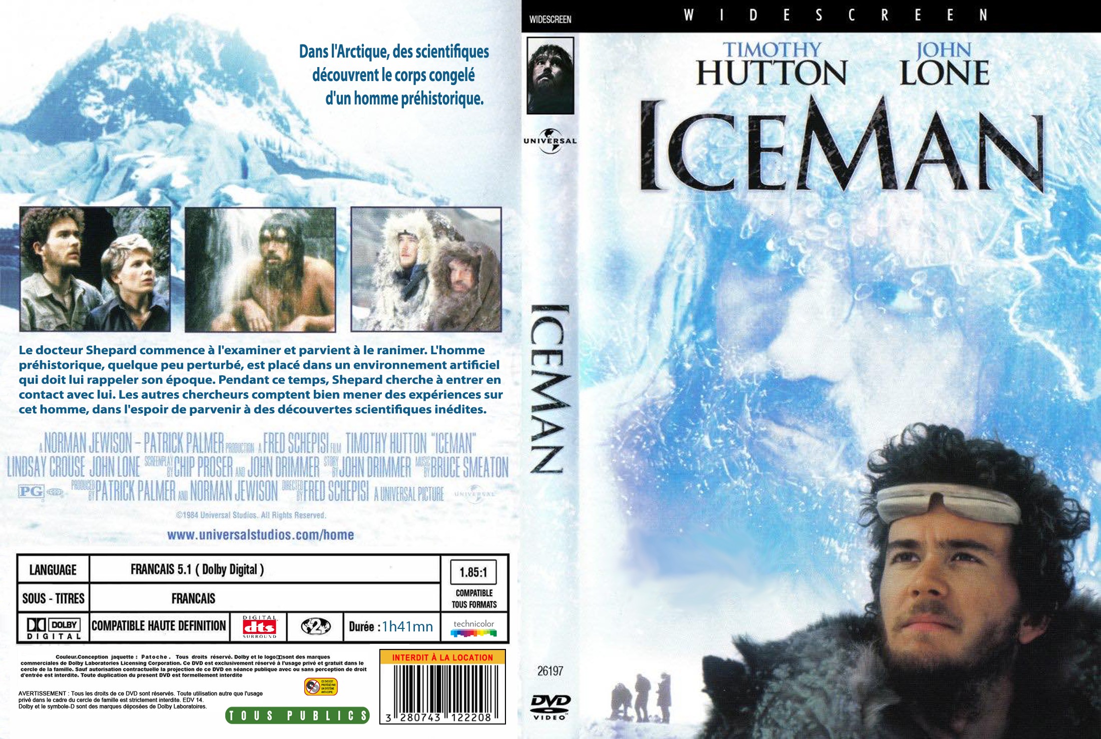 Jaquette DVD Iceman custom