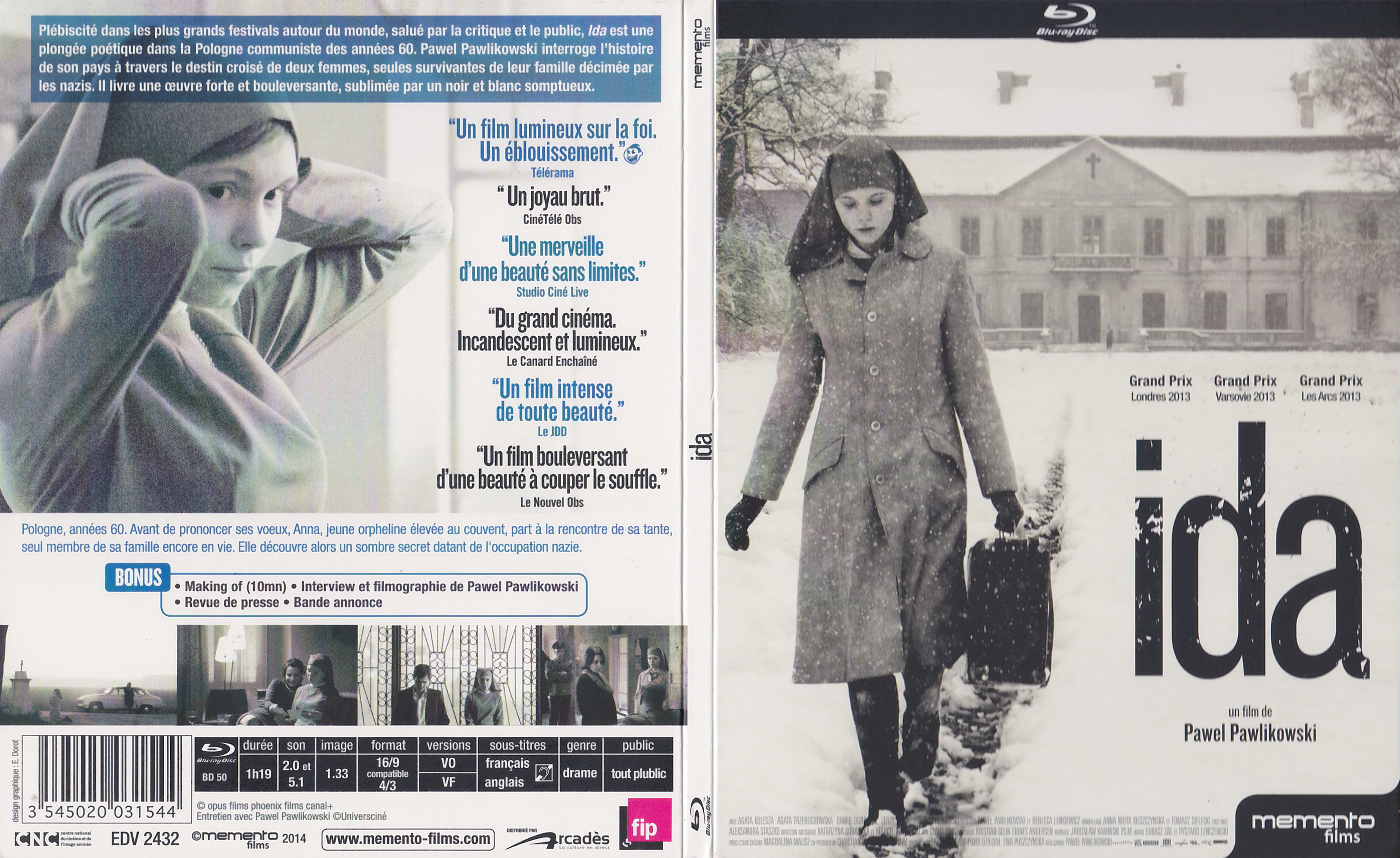 Jaquette DVD Ida (BLU-RAY)