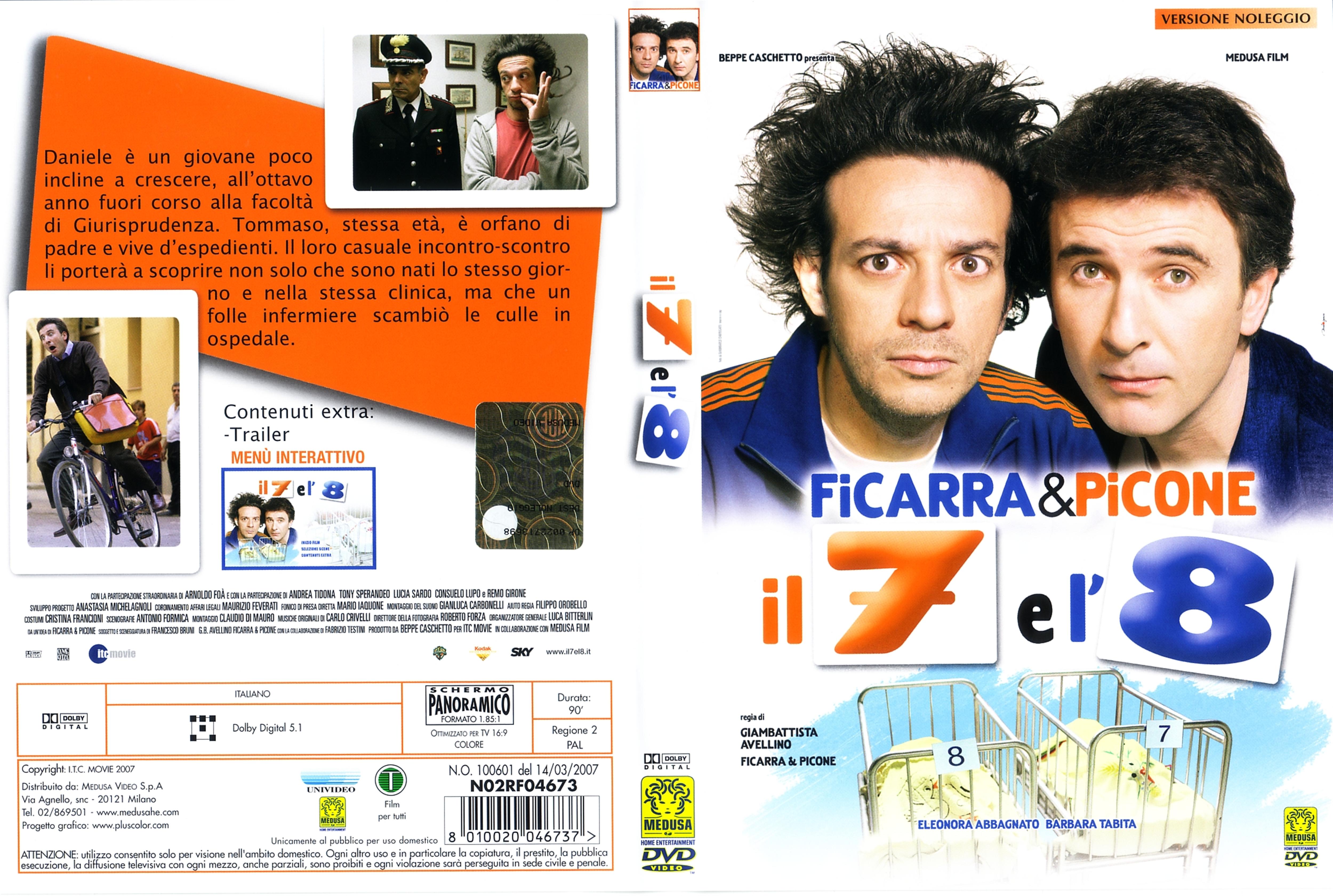 Jaquette DVD Il 7 e l