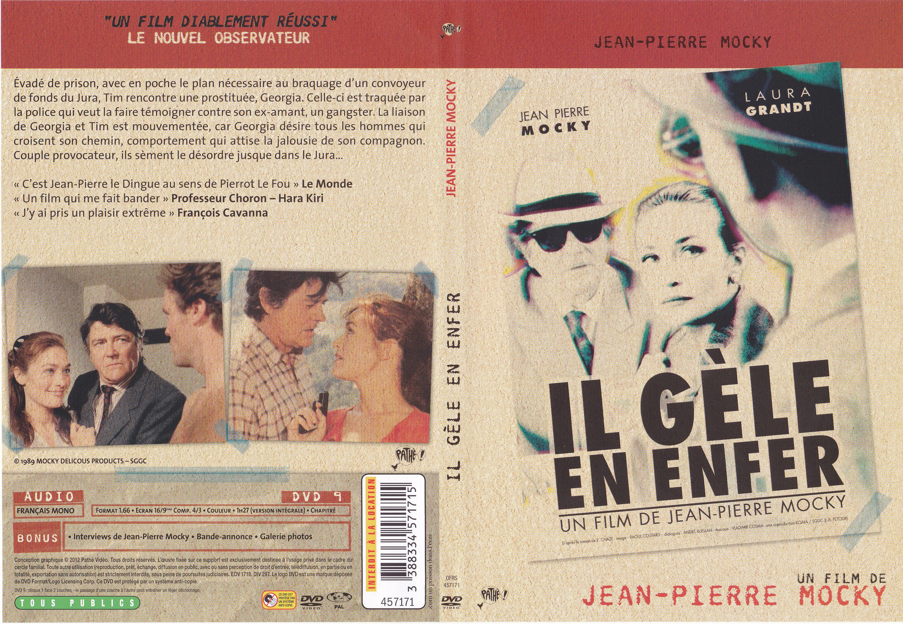 Jaquette DVD Il Gle en Enfer