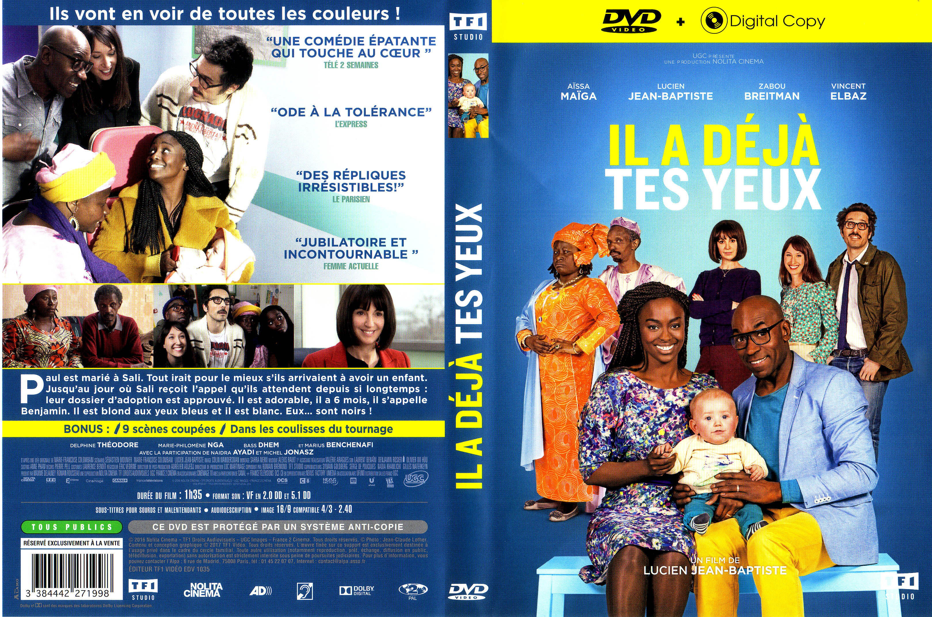 Jaquette DVD Il a dej tes yeux