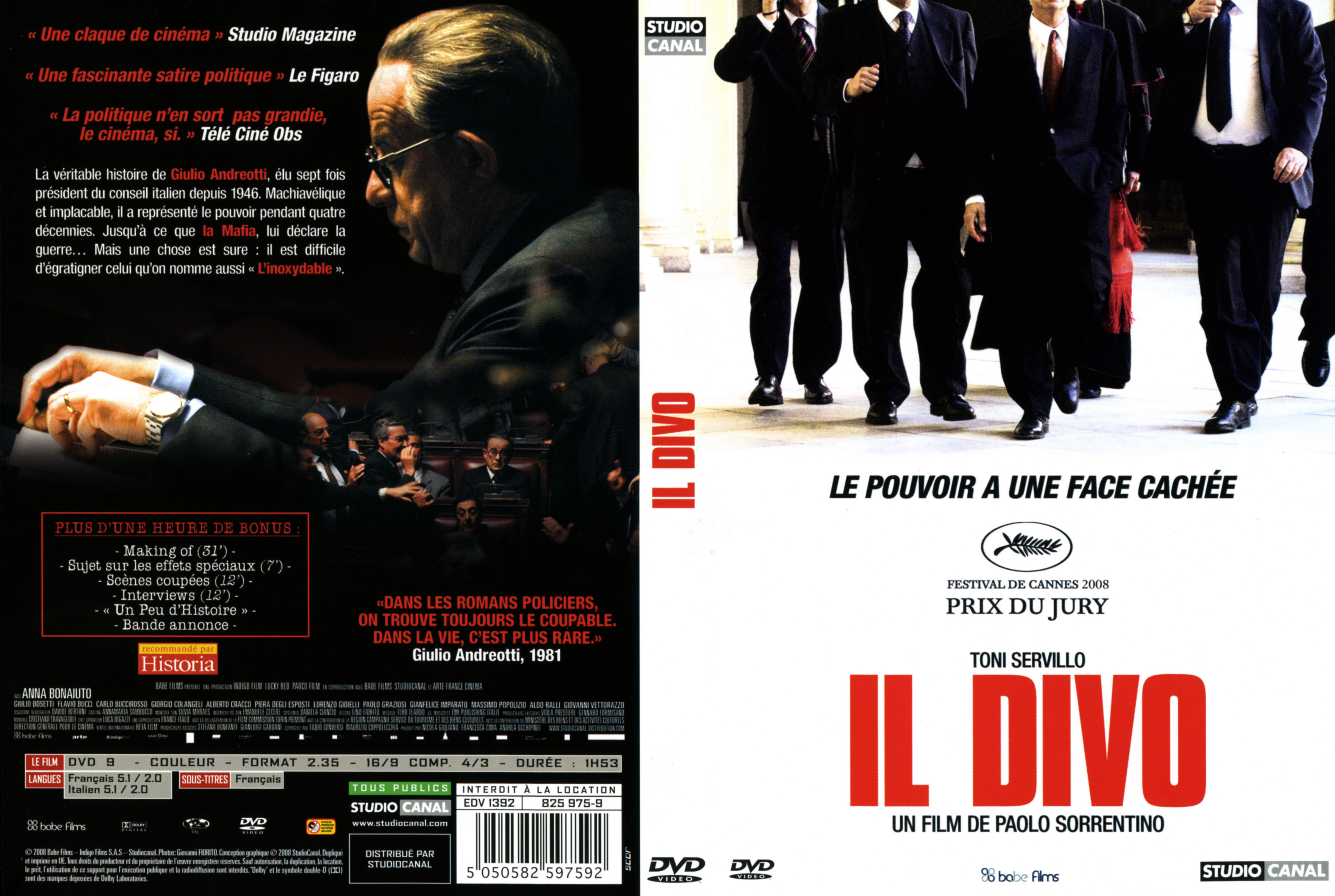 Jaquette DVD Il divo