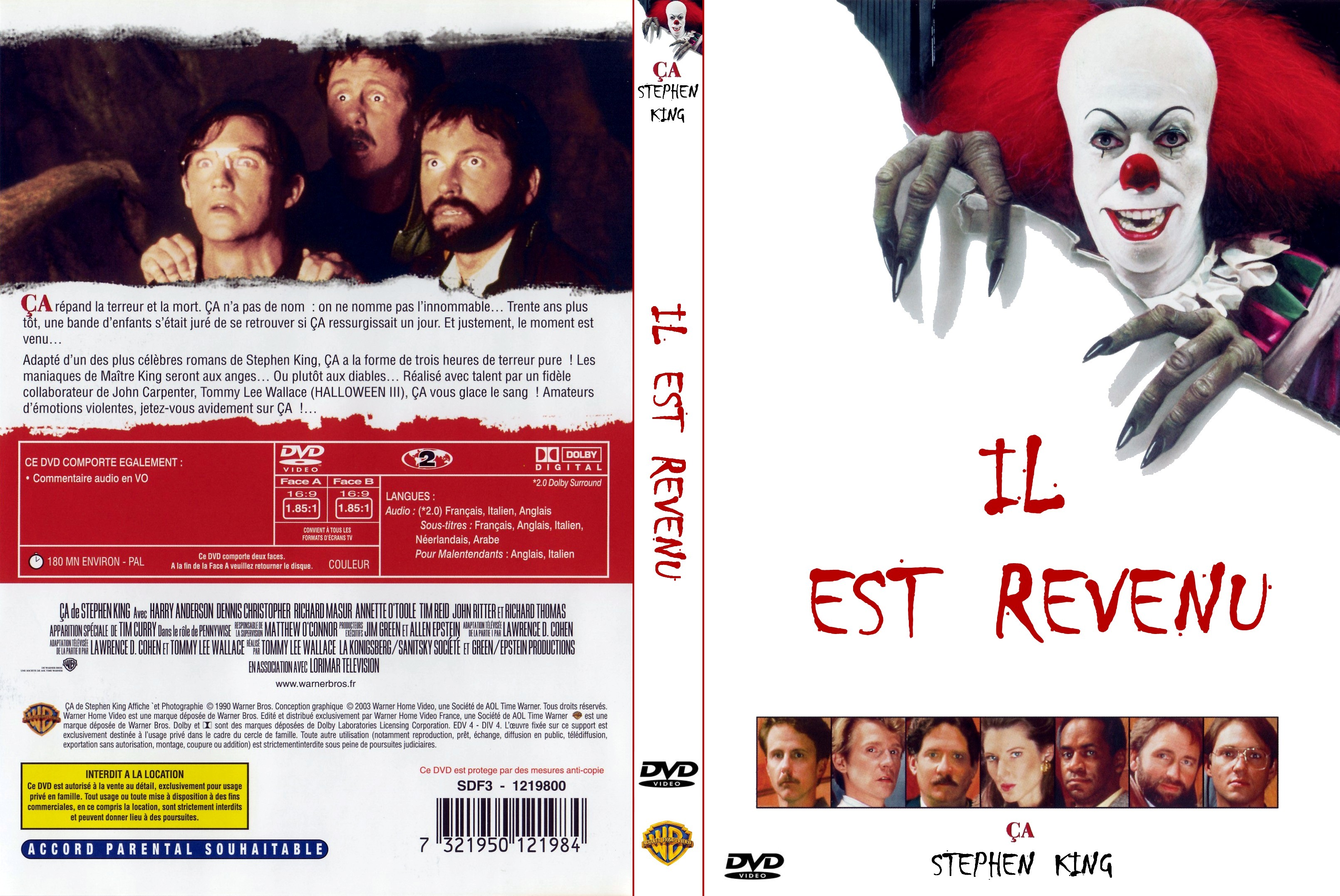 Jaquette DVD Il est revenu custom