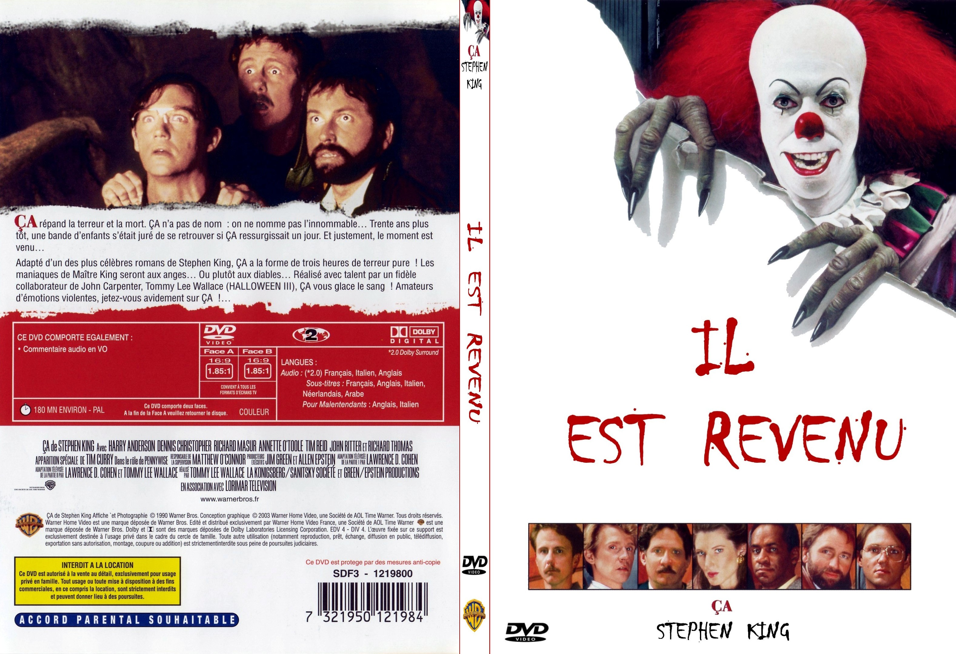 Jaquette DVD Il est revenu custom - SLIM