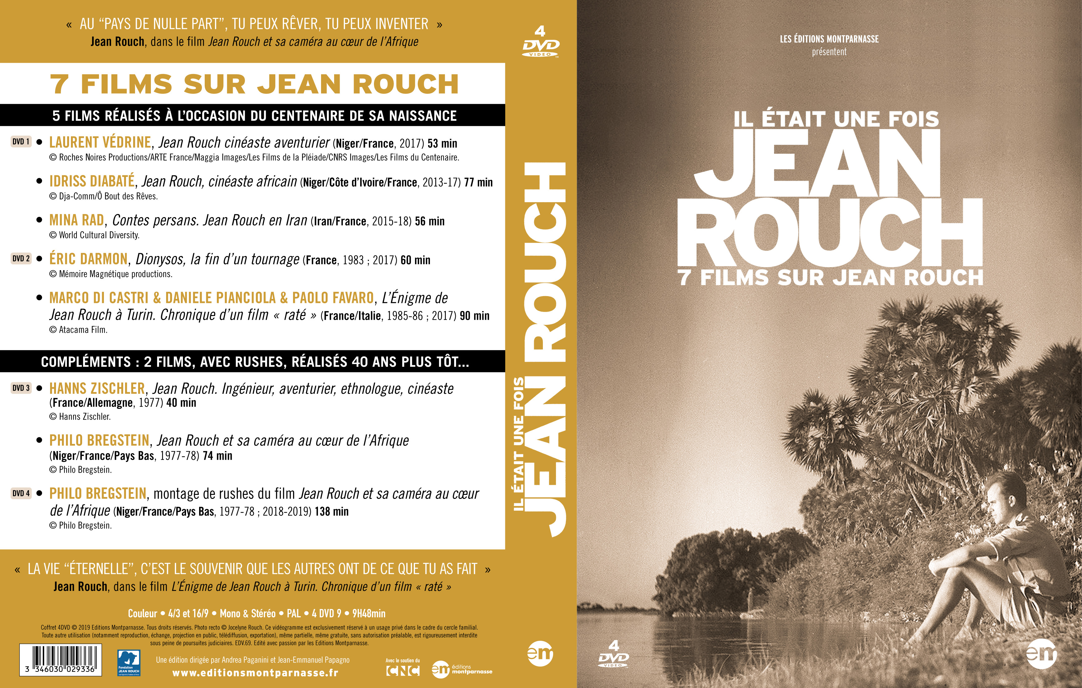Jaquette DVD Il tait une fois Jean Rouch