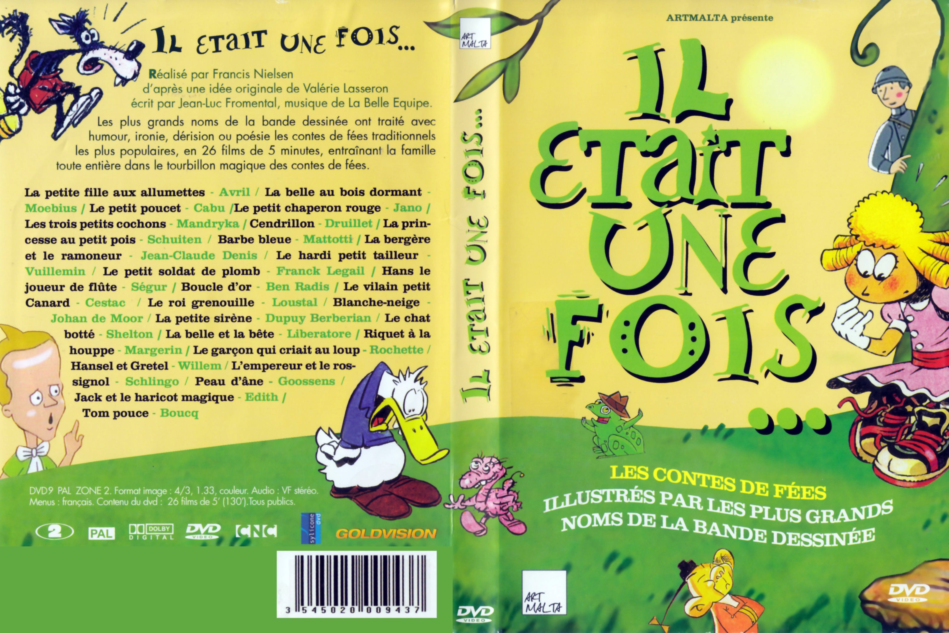 Jaquette DVD Il tait une fois (DA)