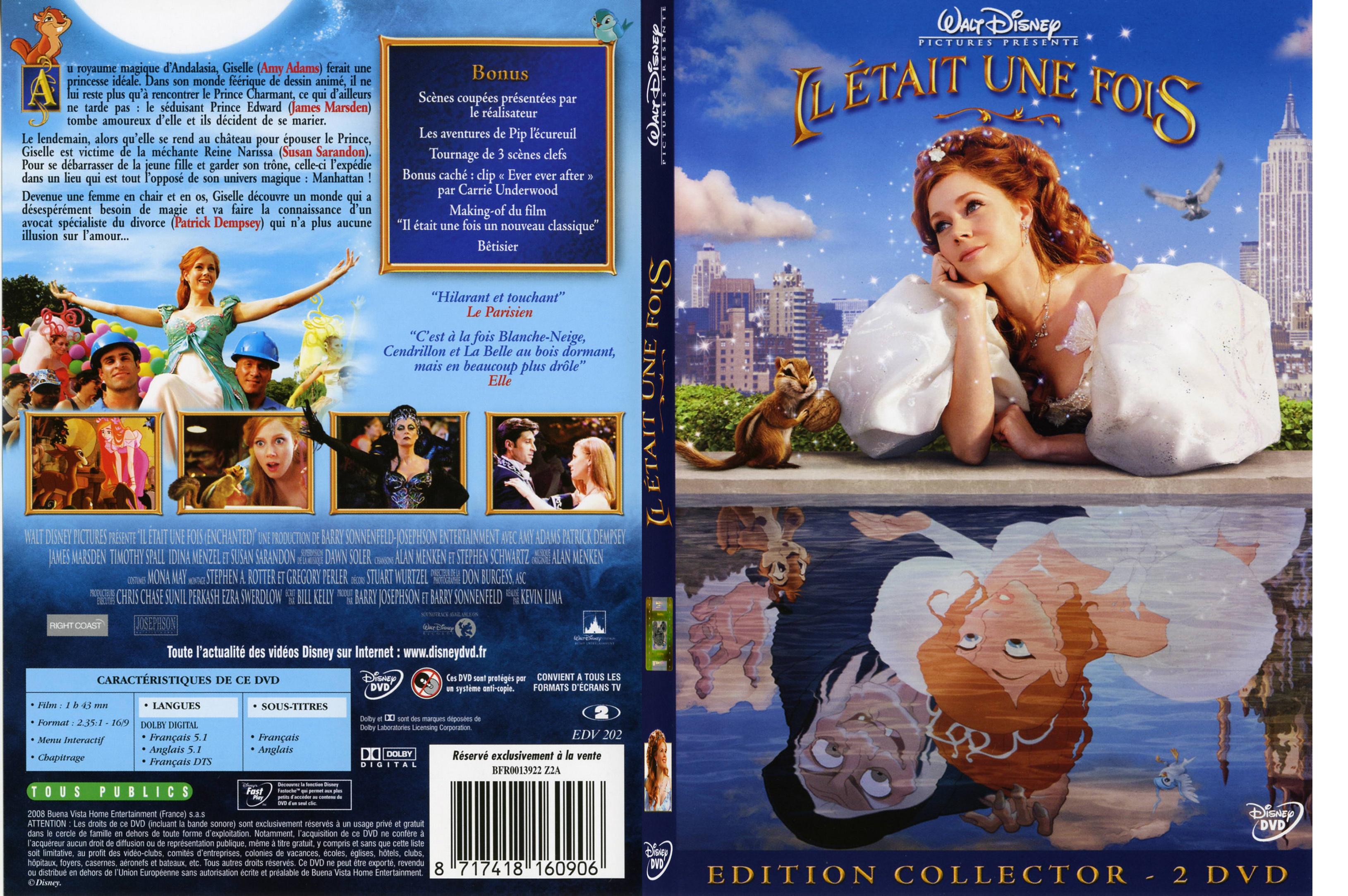 Jaquette DVD Il etait une fois (Disney) - SLIM