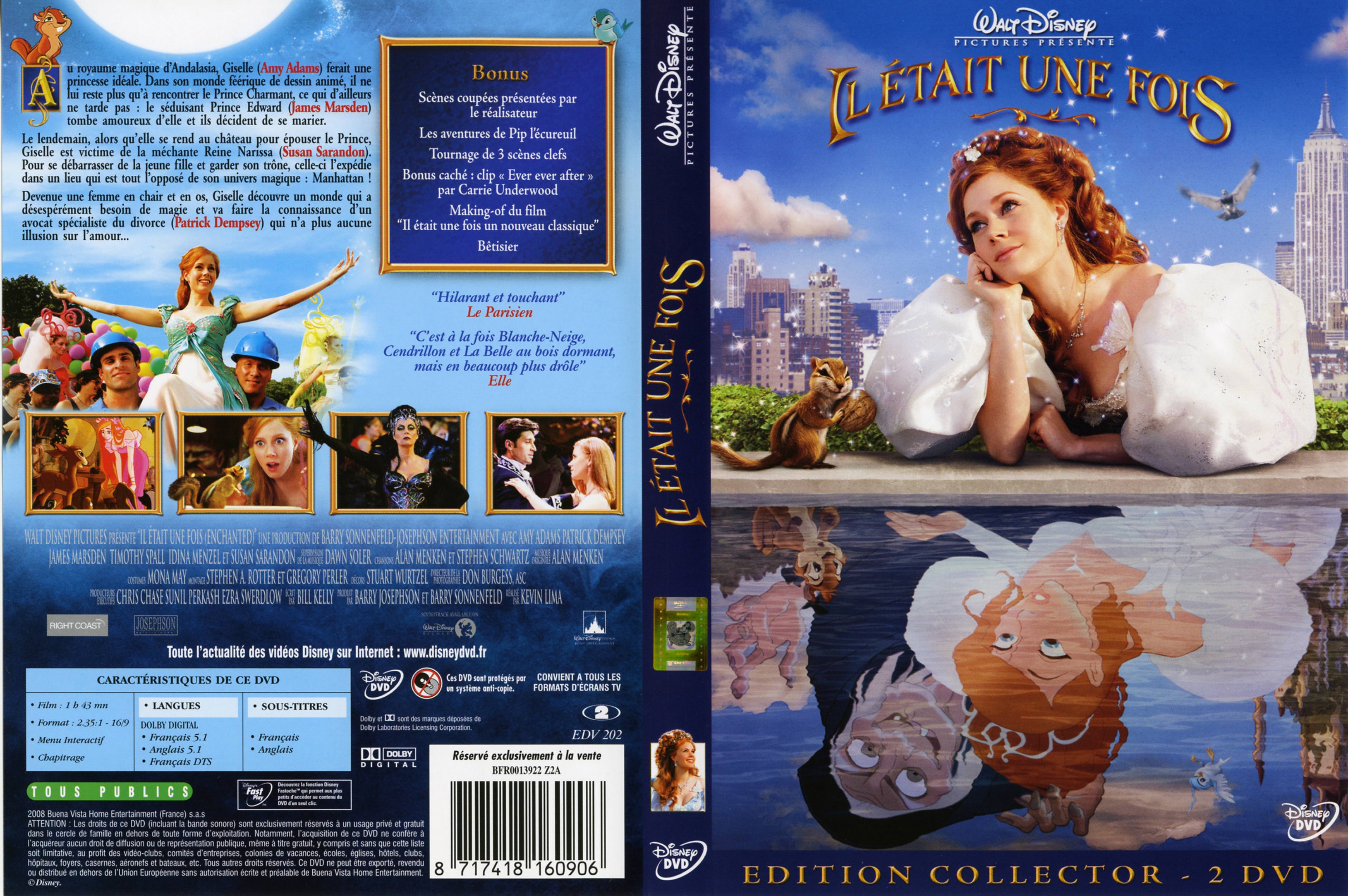 Jaquette DVD Il etait une fois (Disney) v2