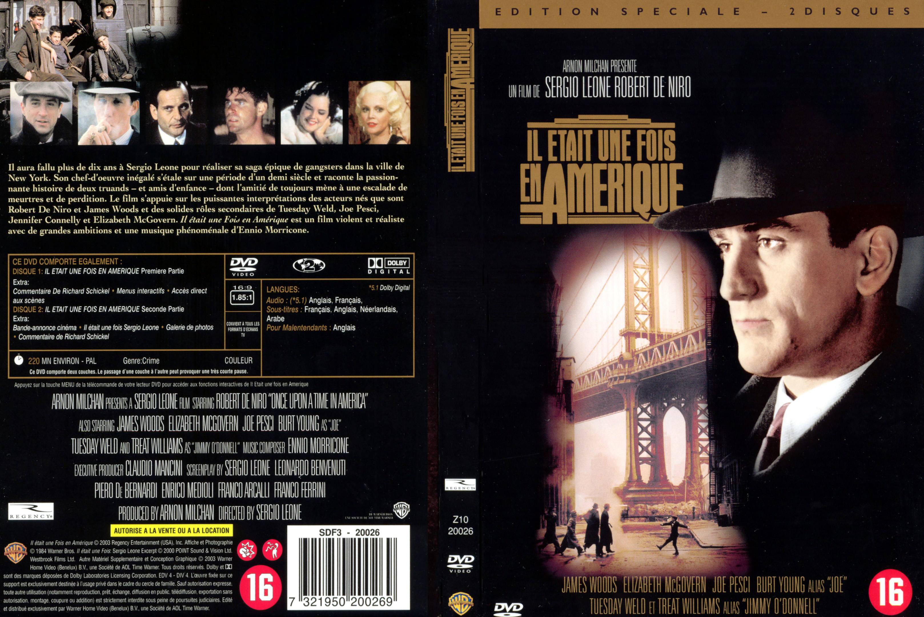 Jaquette DVD Il tait une fois en amrique v2