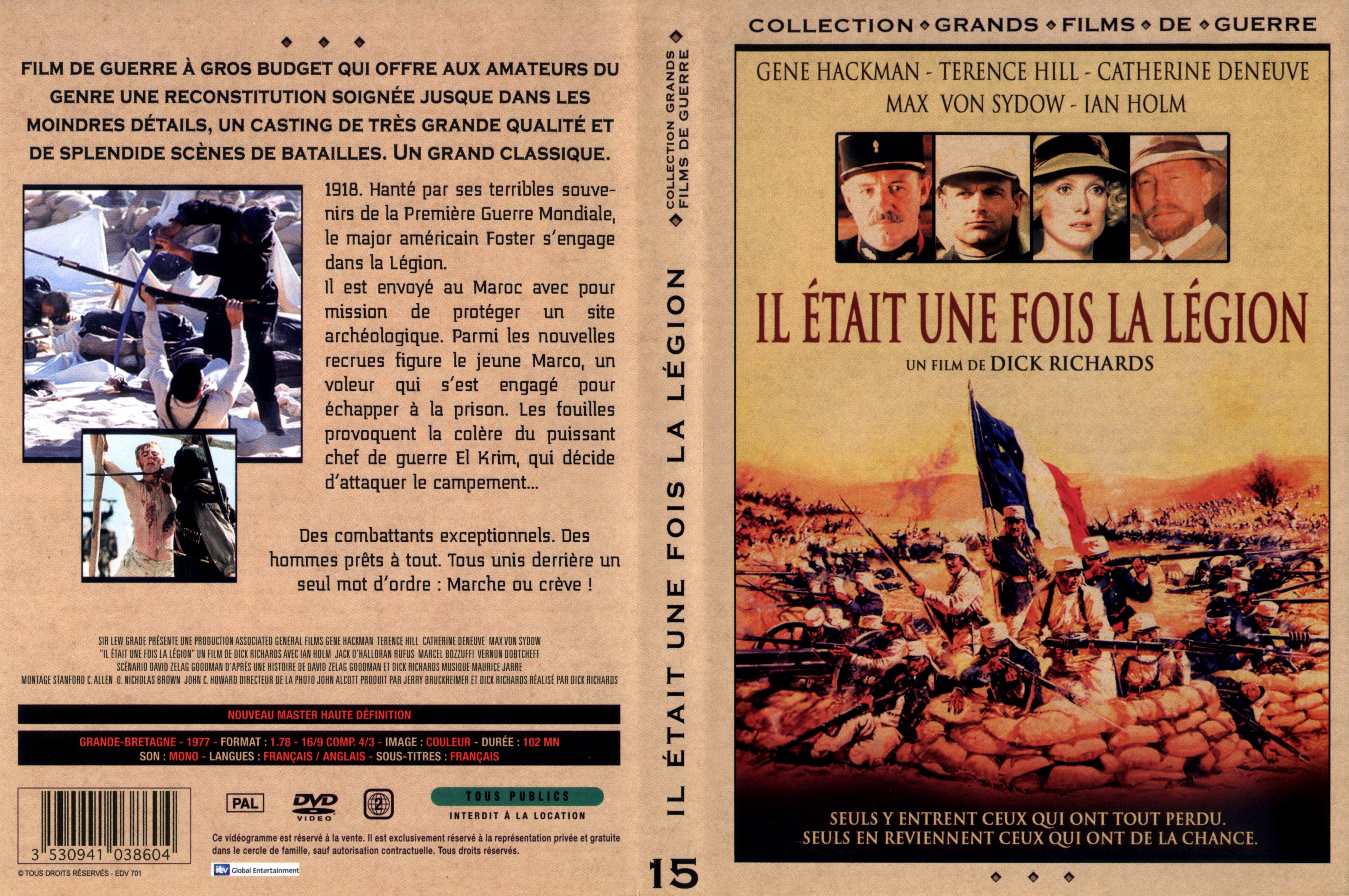 Jaquette DVD Il tait une fois la lgion v3