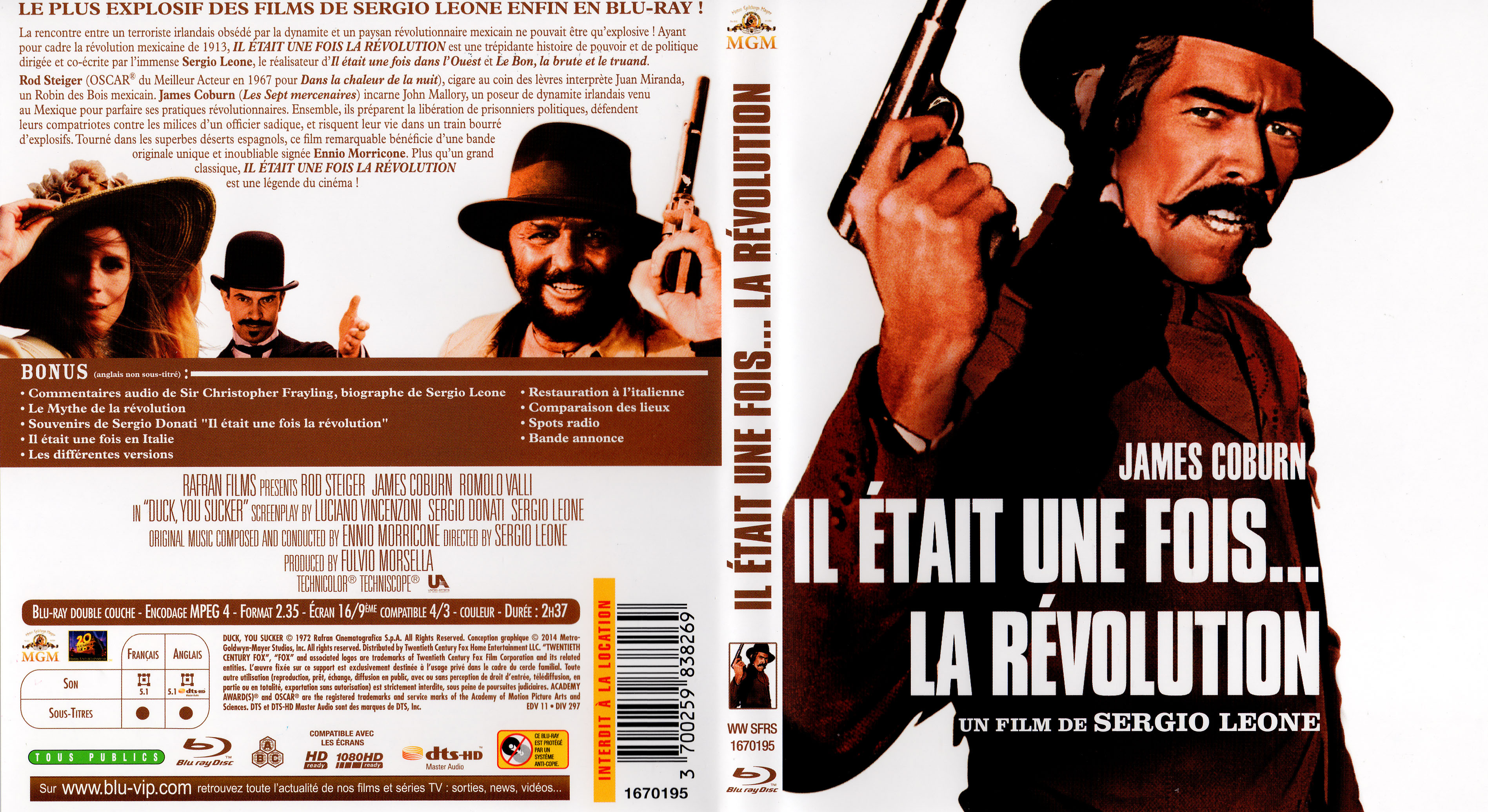 Jaquette DVD Il tait une fois la rvolution (BLU-RAY)