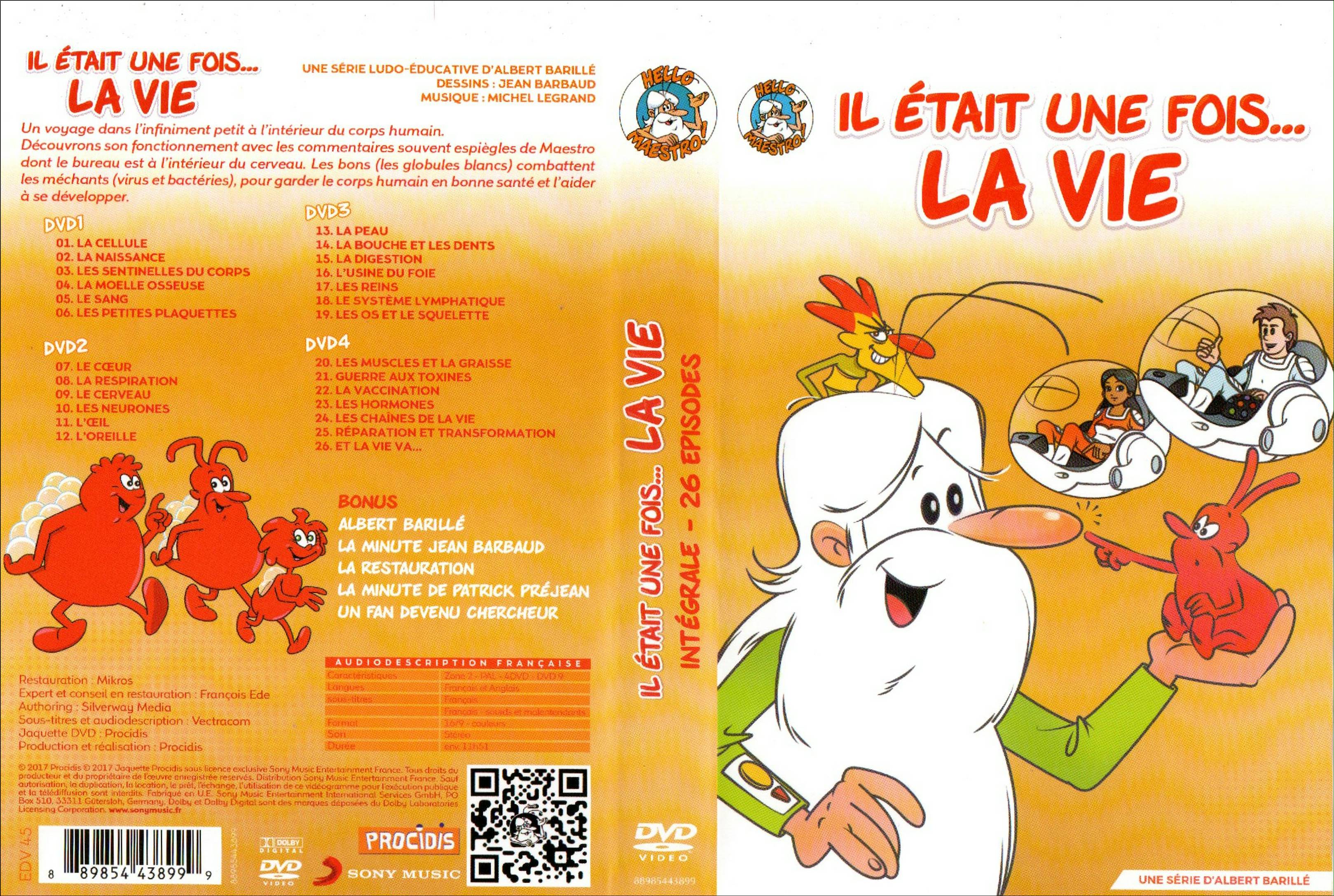 Jaquette DVD de Il était une fois la vie COFFRET - Cinéma Passion - Musique Il était Une Fois La Vie Bach