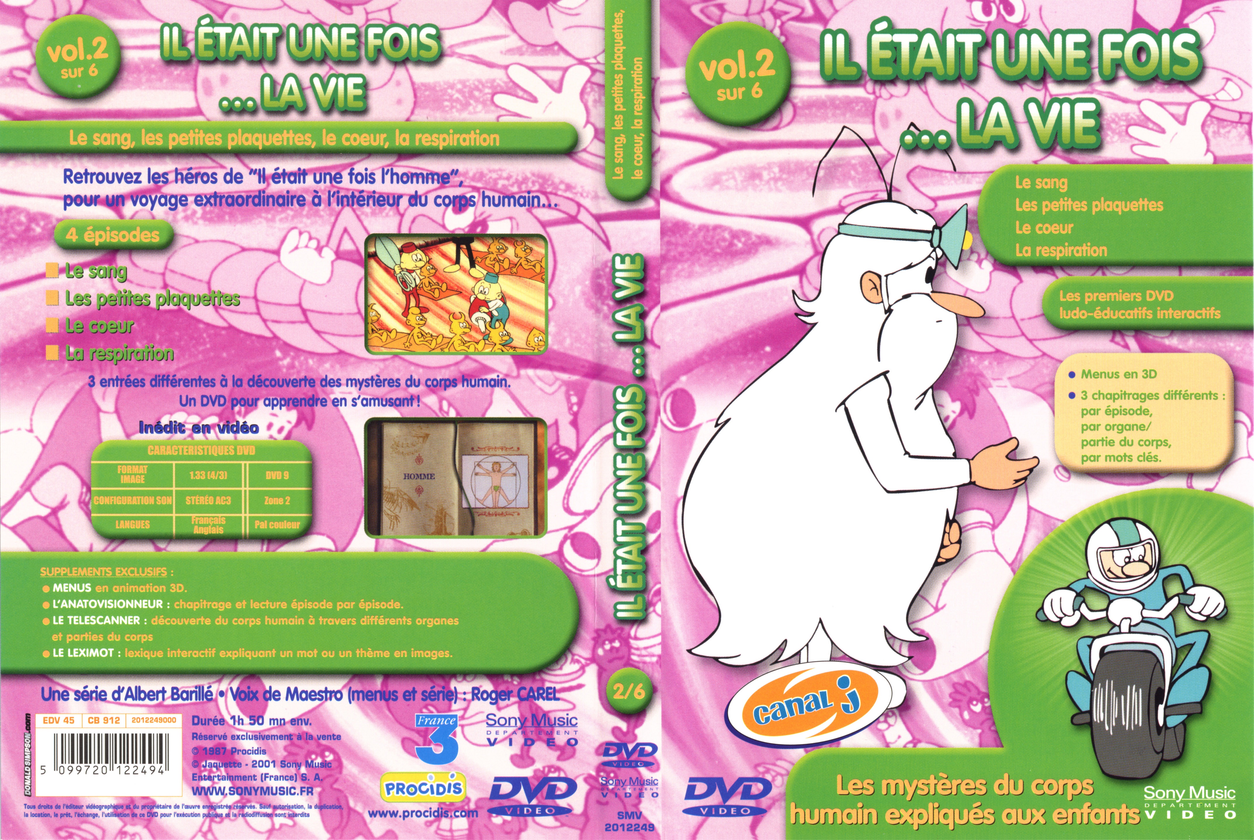 Jaquette DVD Il etait une fois la vie vol 2