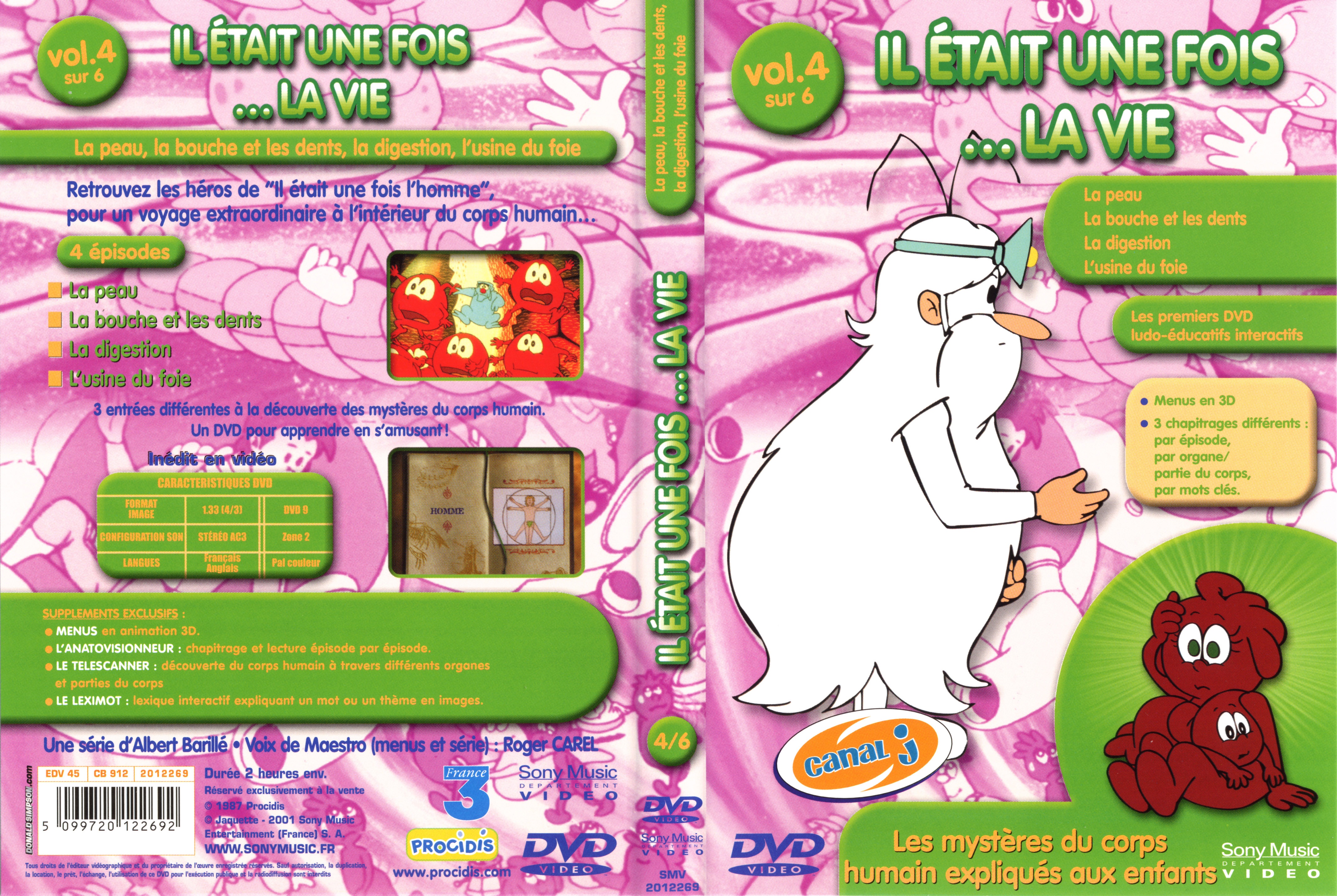 Jaquette DVD Il etait une fois la vie vol 4