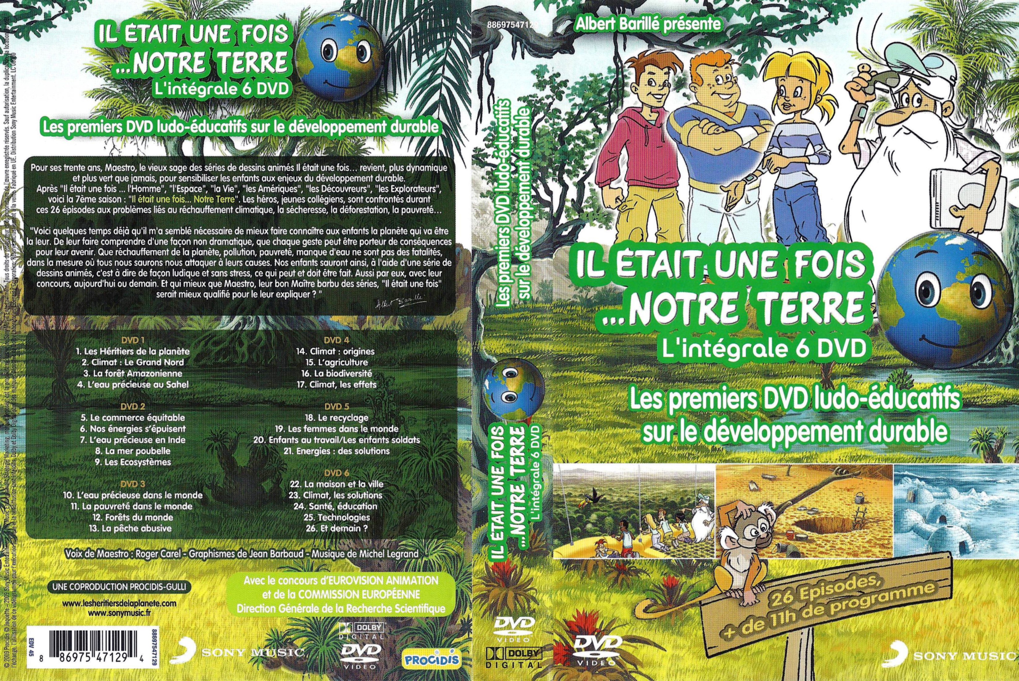 Jaquette DVD Il tait une fois notre terre COFFRET