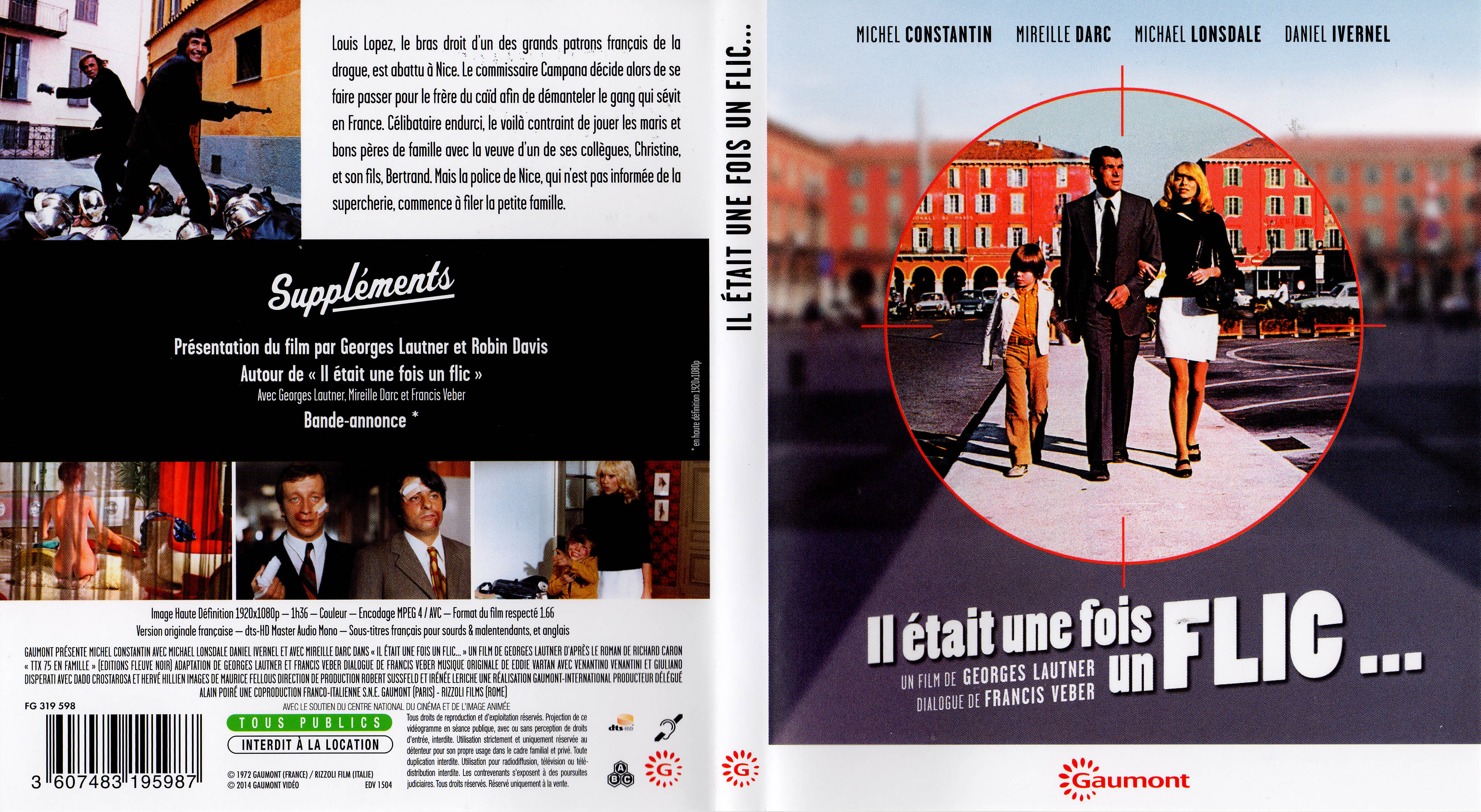 Jaquette DVD Il tait une fois un flic (BLU-RAY)